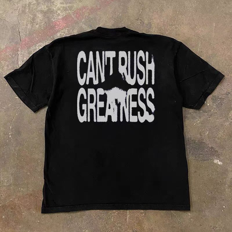 Japanese Brand × Vintage Black Loose Street Print Short Sleeve T-Shirt Size US M / EU 48-50 / 2 - 1 Thumbnail