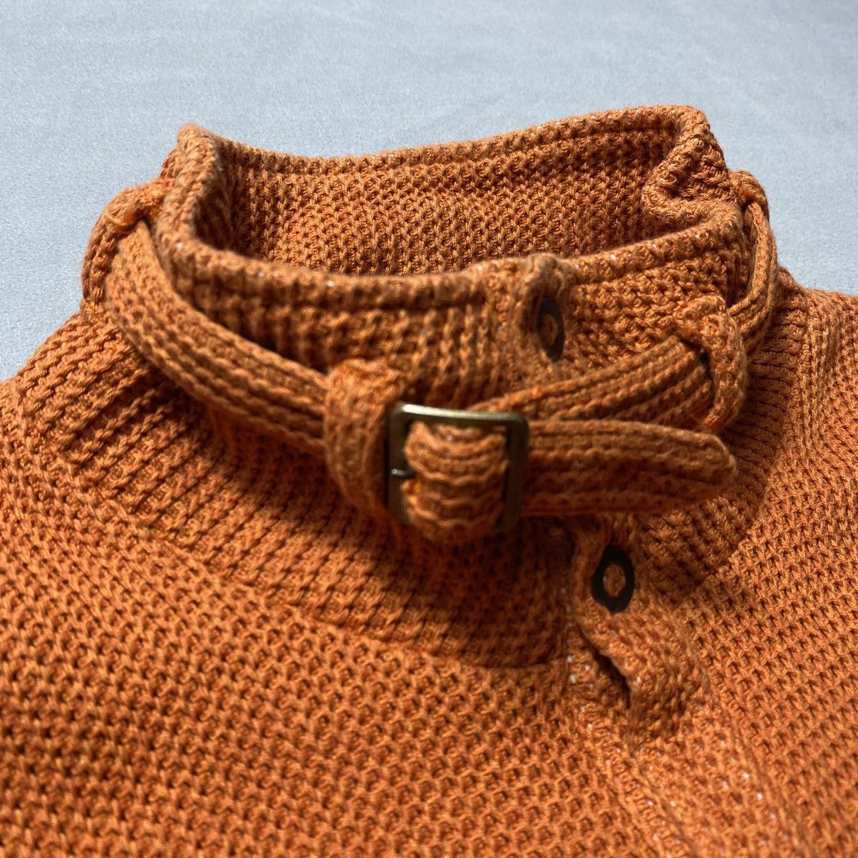 Tornado Mart Tornado Mart - Waffle Knit Belted Neck Size L / US 10 / IT 46 - 3 Thumbnail