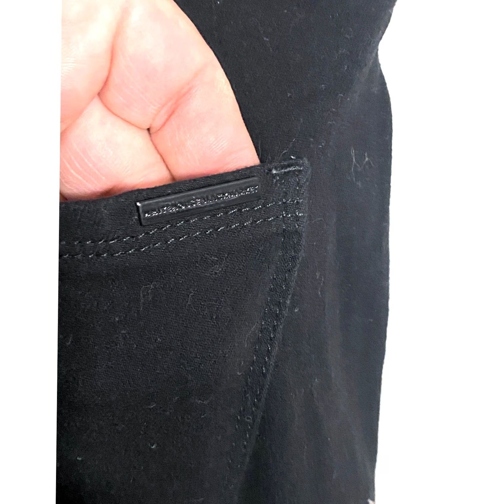 White House Black Market VINTAGE White House Black Market High Rise Skinny Ankle Sculpt Black Jeans 6 Stretch Women's Jeans Size 28" / US 6 / IT 42 - 4 Thumbnail