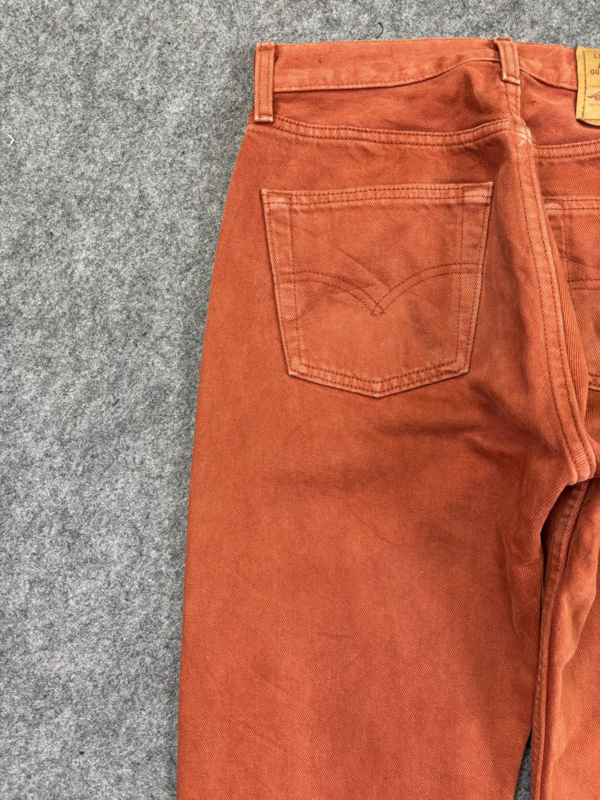 Levi's 💥Archival💥Vintage 90s Levis 501 Light Brown Denim F965 Size 28" / US 6 / IT 42 - 9 Thumbnail