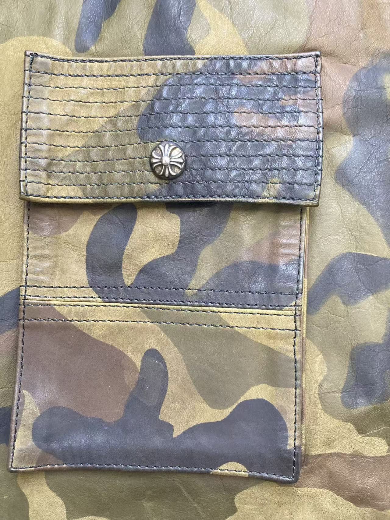 Chrome Hearts Chrome Hearts Fleur De Lis Leather Patch Camo Shirt Jacket Size M / US 6-8 / IT 42-44 - 3 Thumbnail
