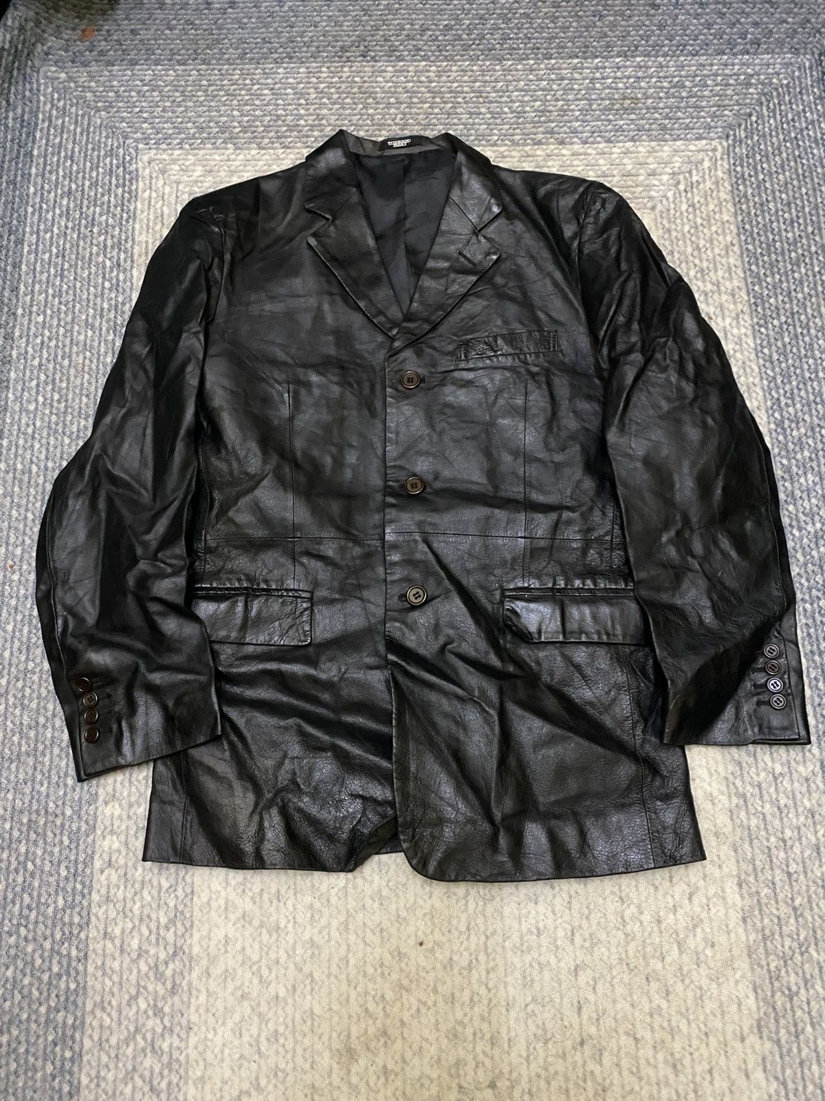 Genuine Leather × If Six Was Nine × Tornado Mart TORNADO MART PORK SKIN LEATHER JACKET Size US M / EU 48-50 / 2 - 2 Thumbnail