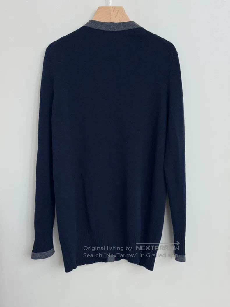 Chanel Chanel Dark blue and grey edges coat Size XS / US 0-2 / IT 36-38 - 2 Thumbnail