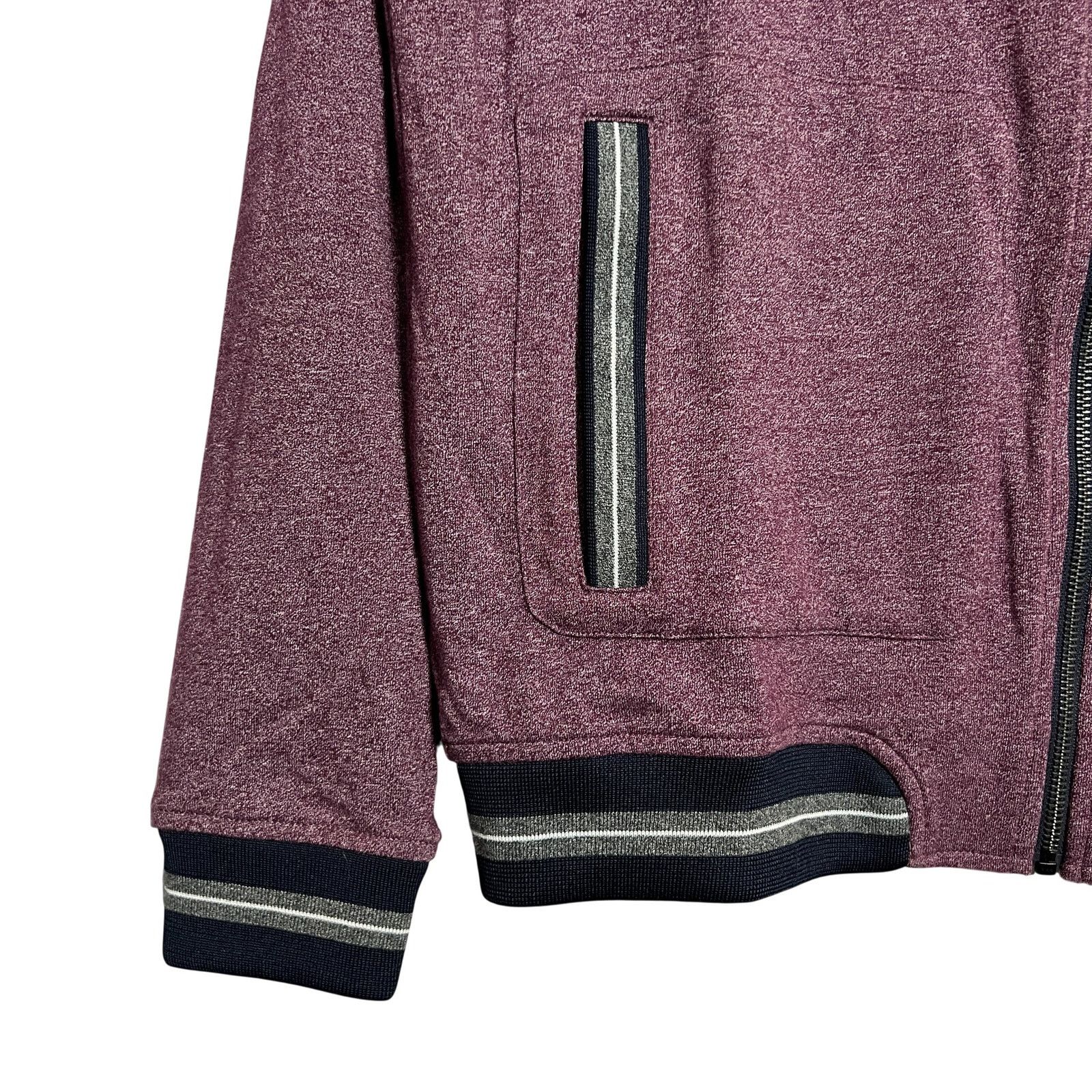 Ted Baker Ted Baker Envisa Zip Bomber Track Jacket Size 4 L Slim Plum Size US L / EU 52-54 / 3 - 7 Thumbnail