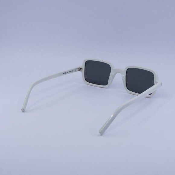 Saint Laurent Paris Saint Laurent SL332 003 Sunglasses Ivory Rectangle Frame Size ONE SIZE - 5 Thumbnail