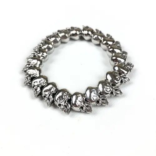 Jewelry Skull Bracelet Punk Rock Y2K Size ONE SIZE - 7 Thumbnail