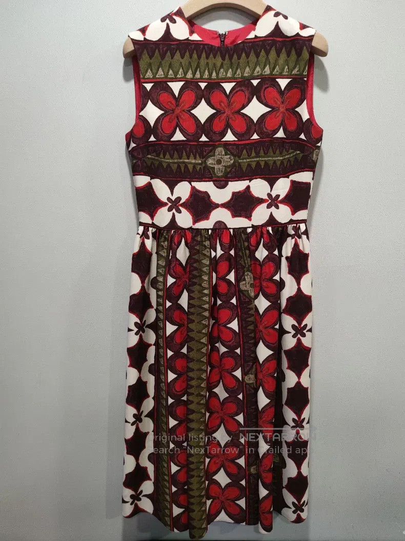 Valentino Valentino Silk sleeveless dress print girl Size M / US 6-8 / IT 42-44 - 1 Thumbnail
