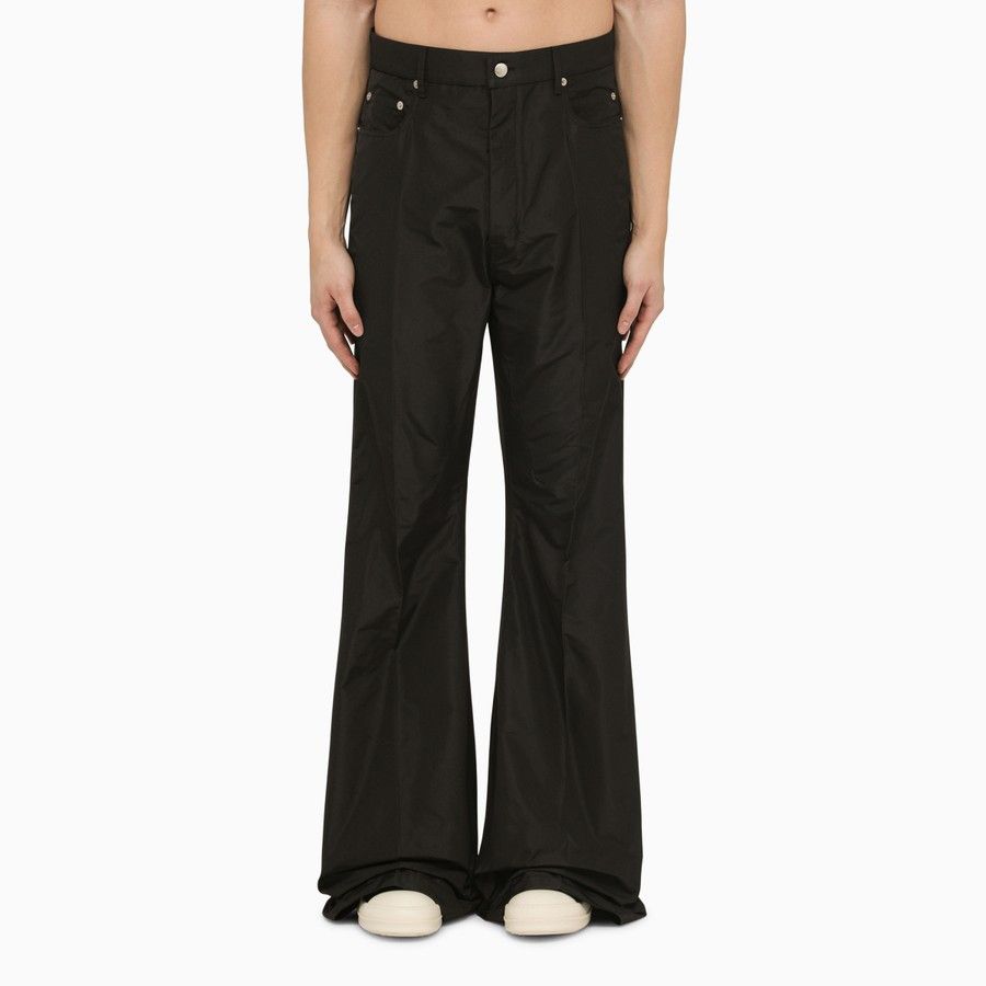 Rick Owens o1d2blof0524 Cotton Trousers in Black Size US 31 - 1 Thumbnail
