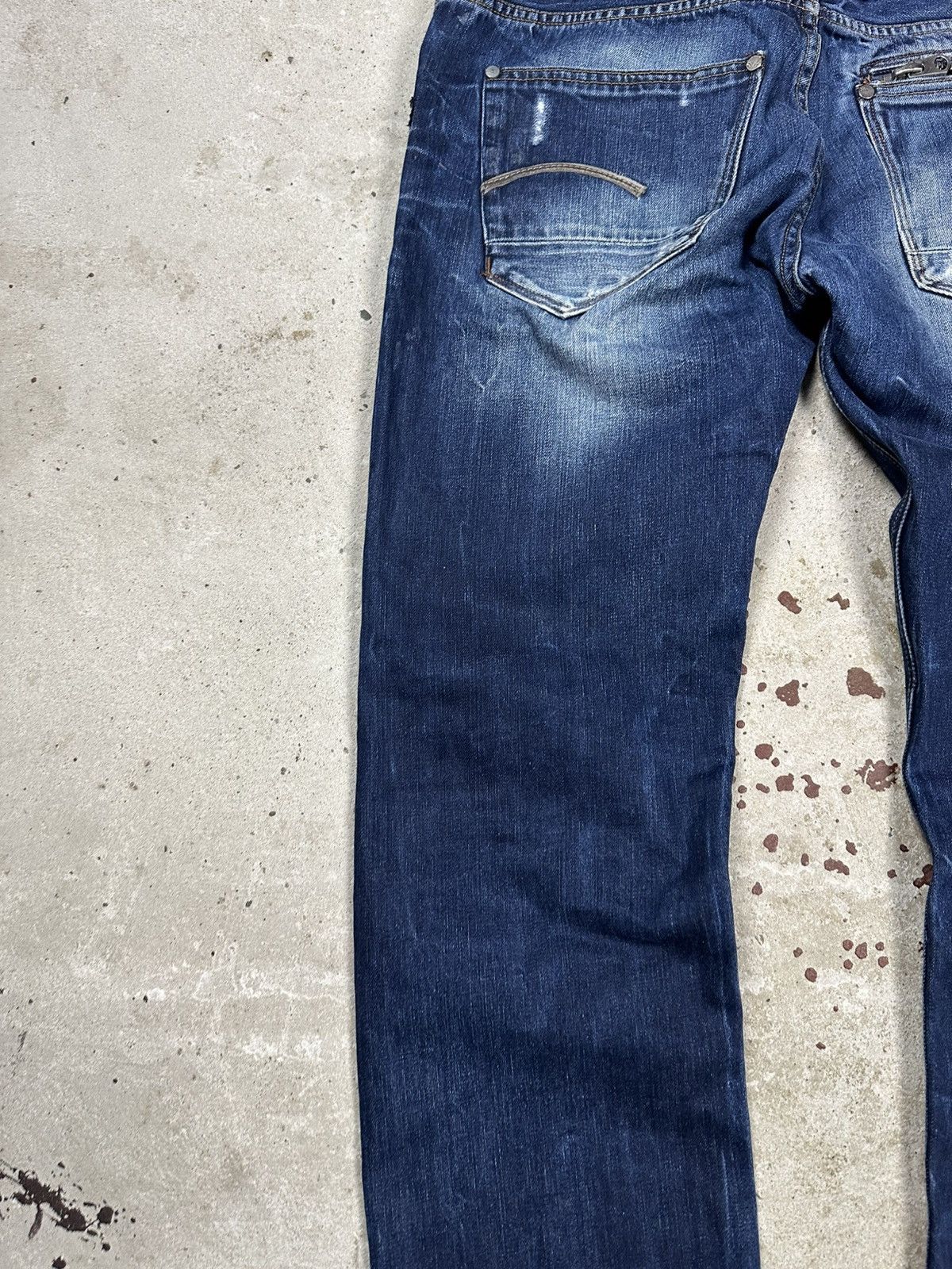 G-Star Vintage Y2K G Star Raw Attacc Low Straight Denim Jeans Size US 33 - 12 Thumbnail