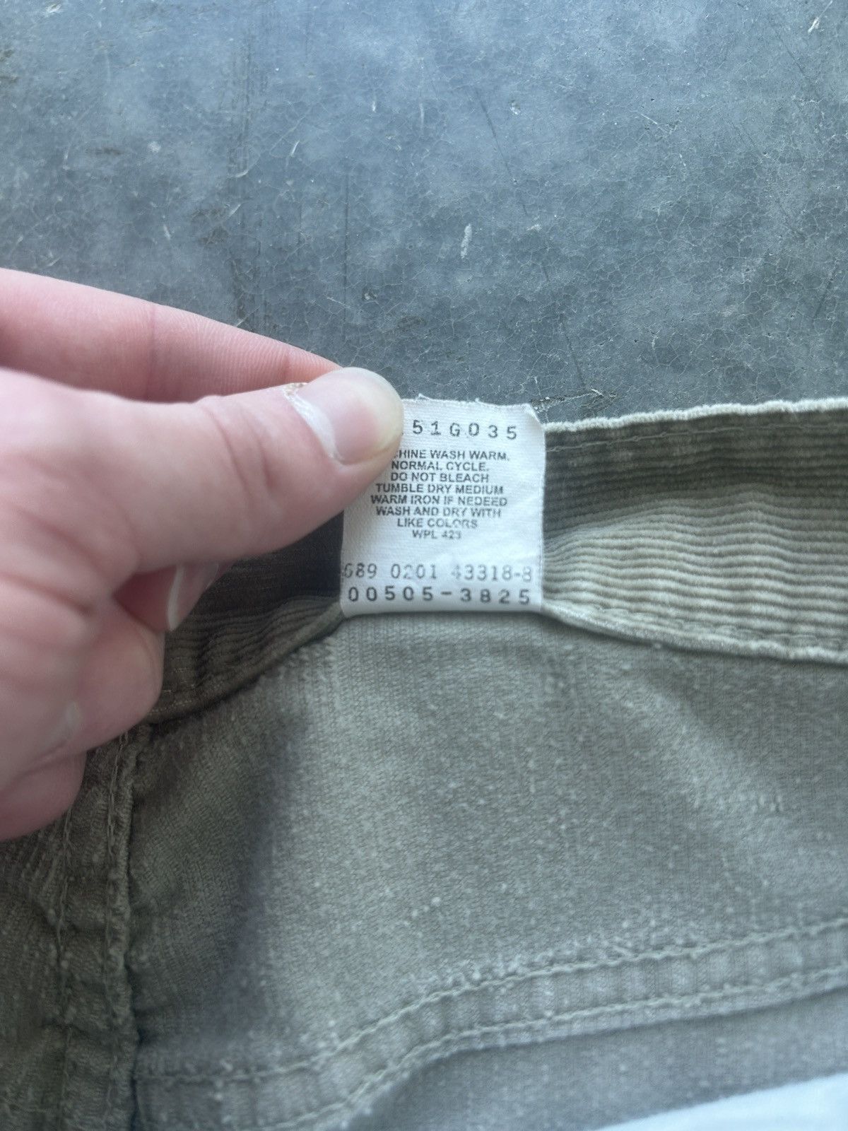 Levi's × Vintage Vintage Y2K Levi’s 505 Corduroy Pants 33x34 Size US 33 - 5 Thumbnail