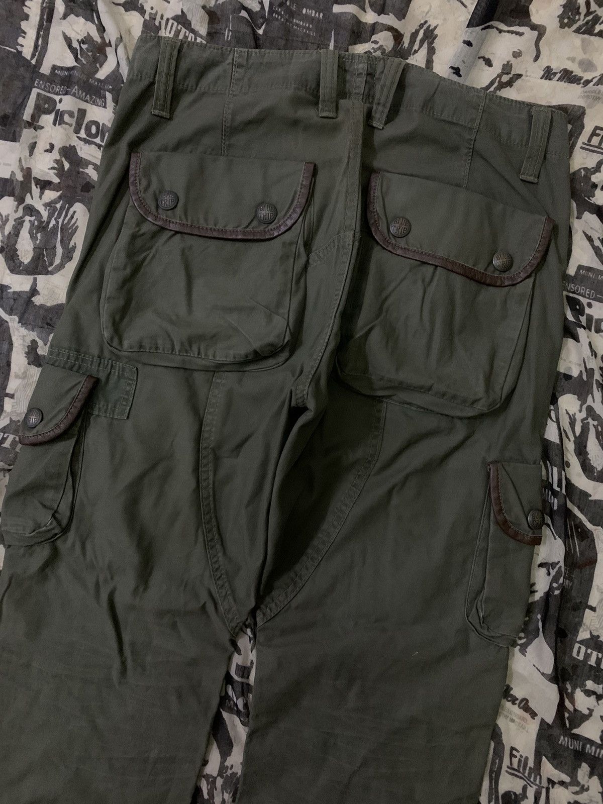 Edwin 💥Military Tokyo Japan Blue Trip Edwin 3D Pocket Pant Size US 32 / EU 48 - 4 Thumbnail