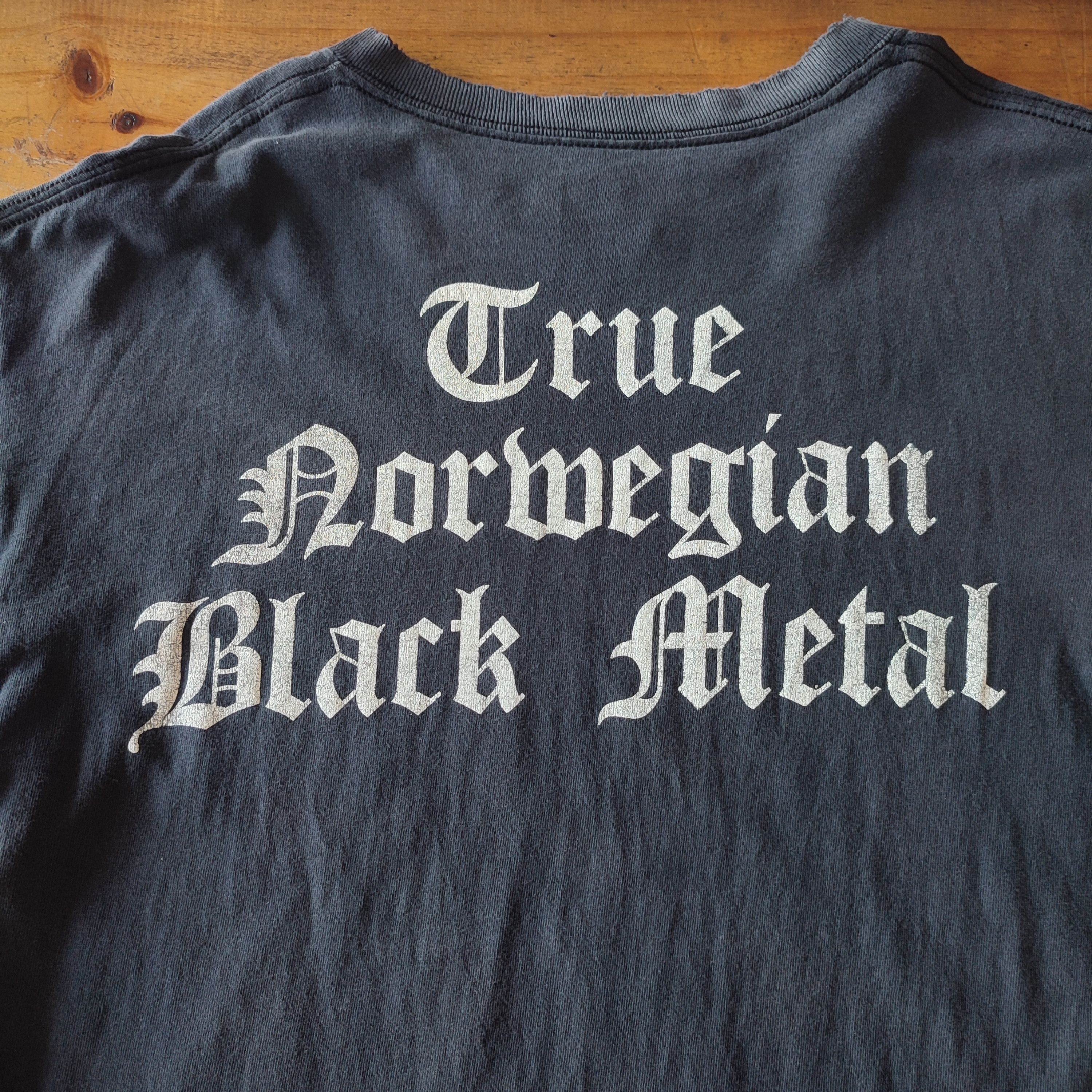 Band Tees × Vintage 🔥RARE🔥Vintage 1998 Darkthrone True Norwegian Black Metal Size US L / EU 52-54 / 3 - 6 Thumbnail