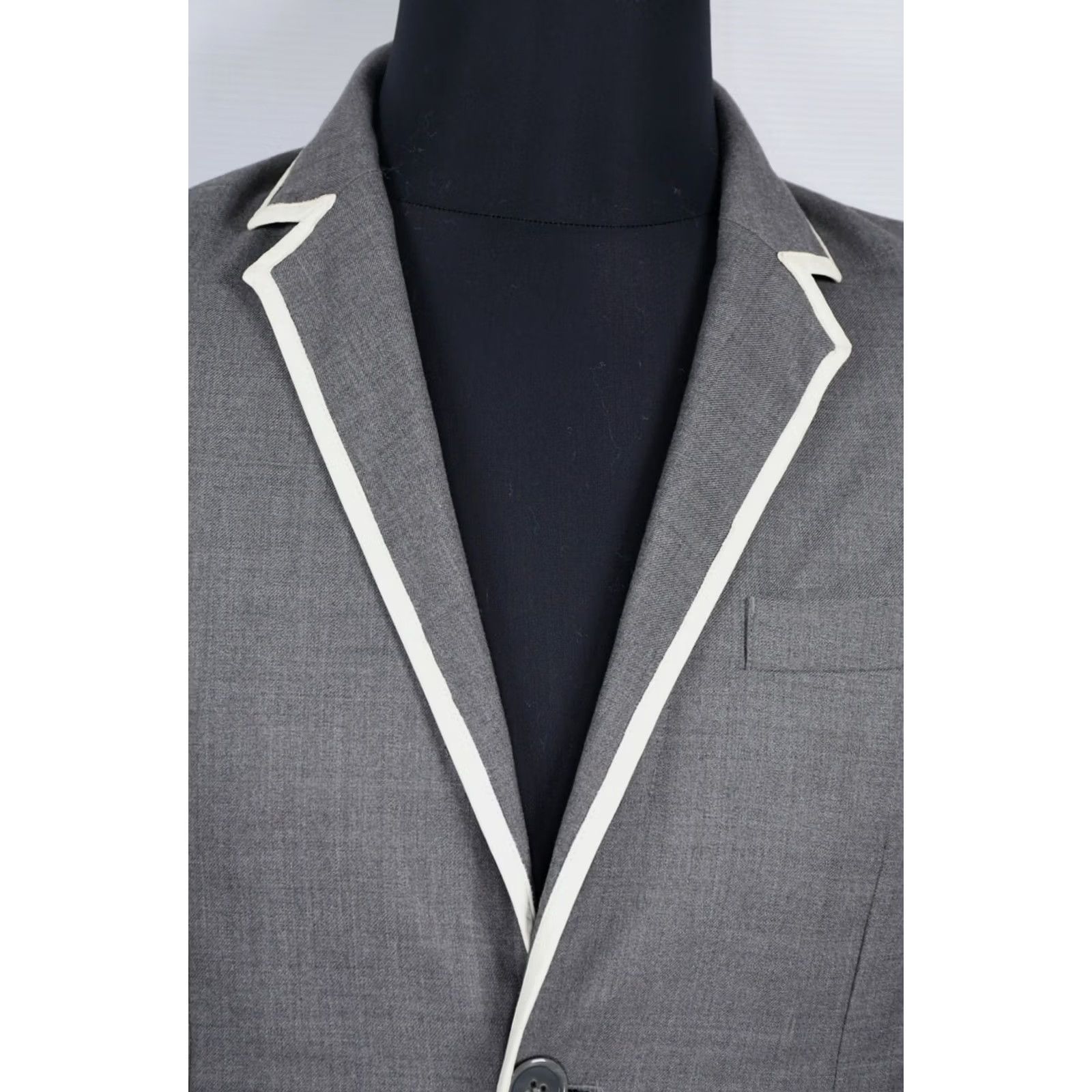 Yohji Yamamoto Y3 Yohji Yamamoto Adidas Blazer Jacket Men's Wool size S Color Gray - Blazer Size 36R - 5 Thumbnail