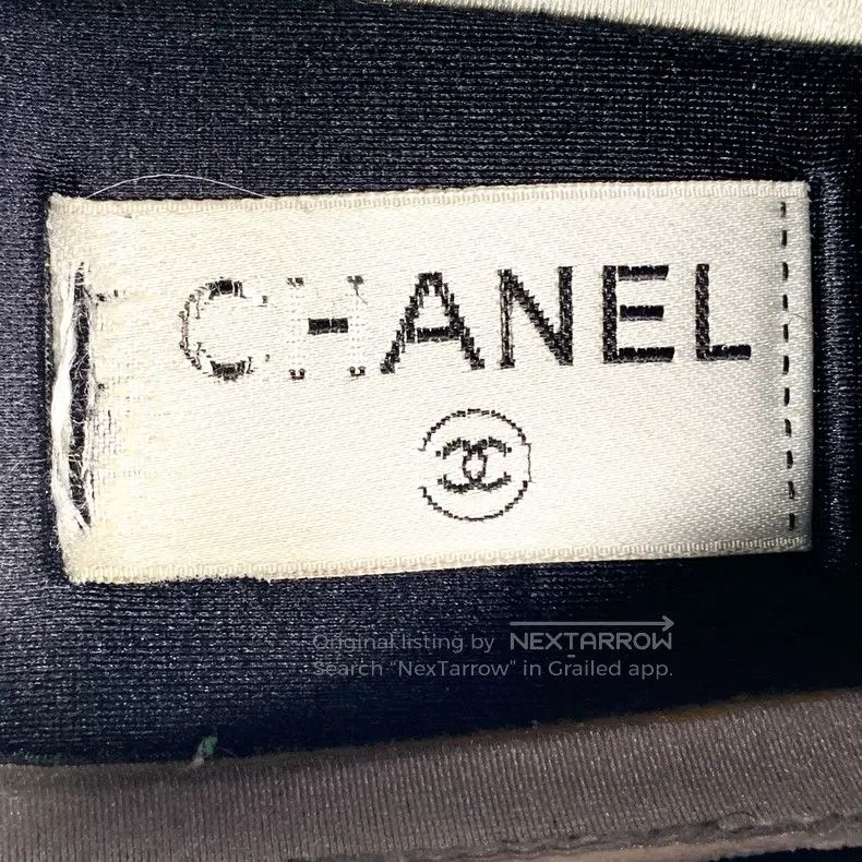 Chanel Chanel Black logo logo laced casual sneakers Size US 7 / EU 40 - 7 Thumbnail