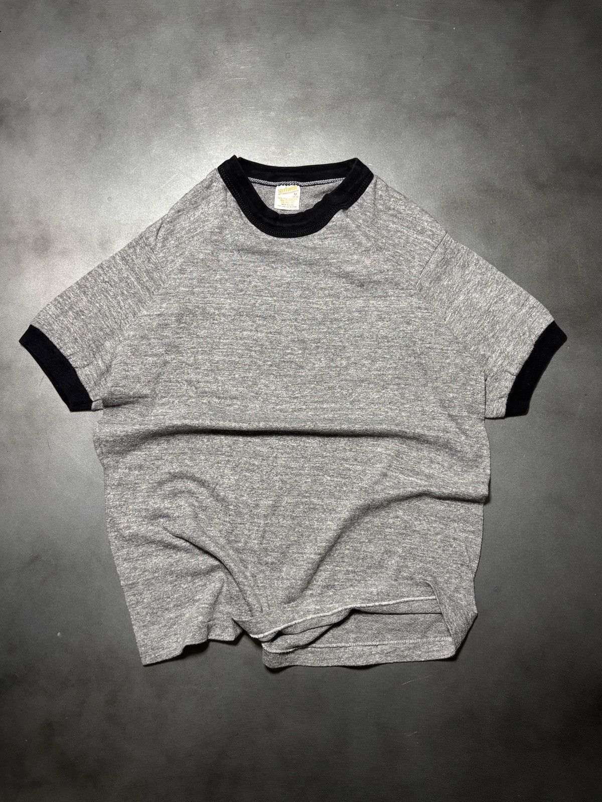 1980s Ringer Tee True Vintage Sportswear Blank Made in USA