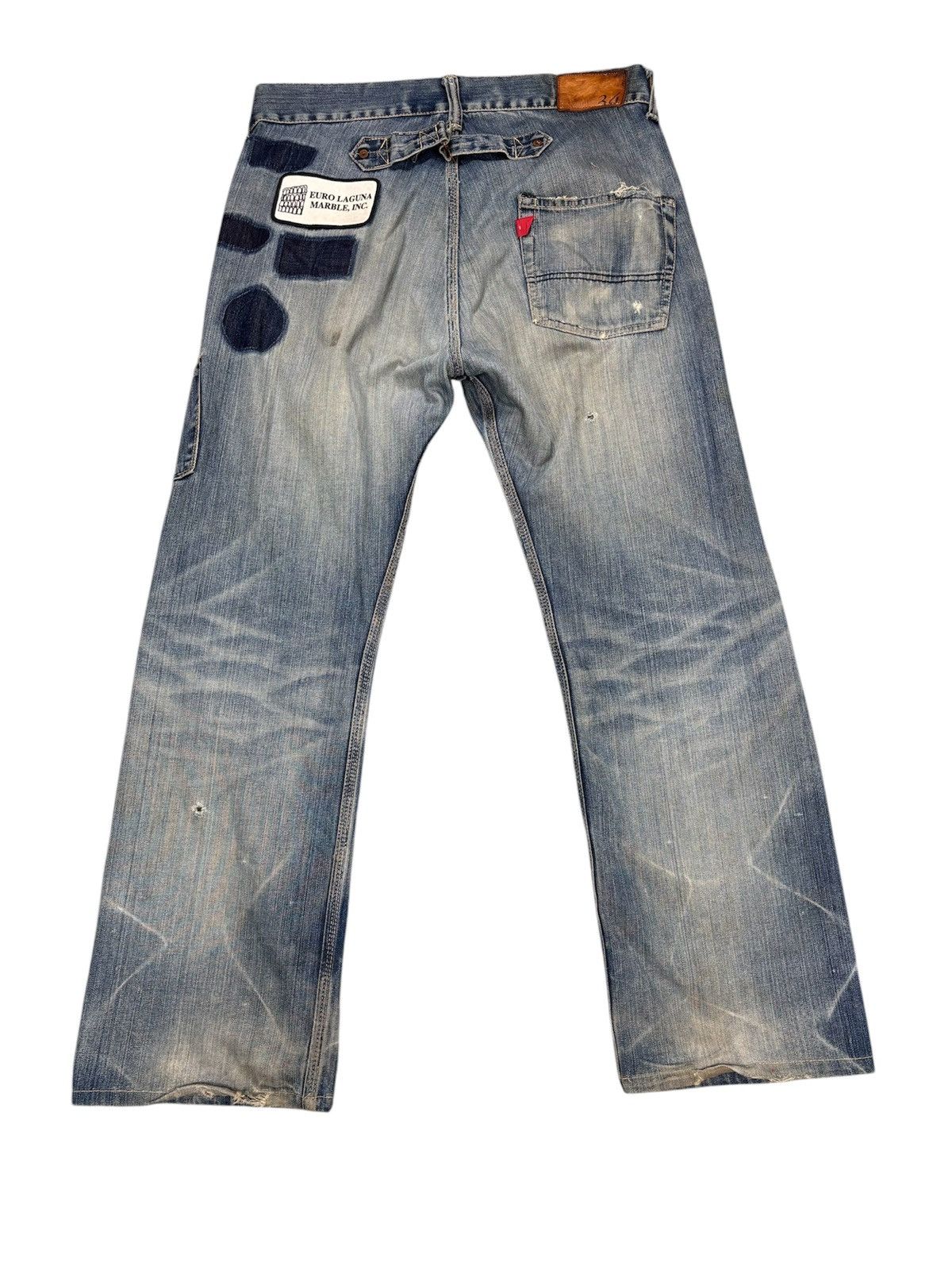 ANACHRONORM Anachronorm Distressed Denim. S0173 Size US 34 / EU 50 - 1 Thumbnail