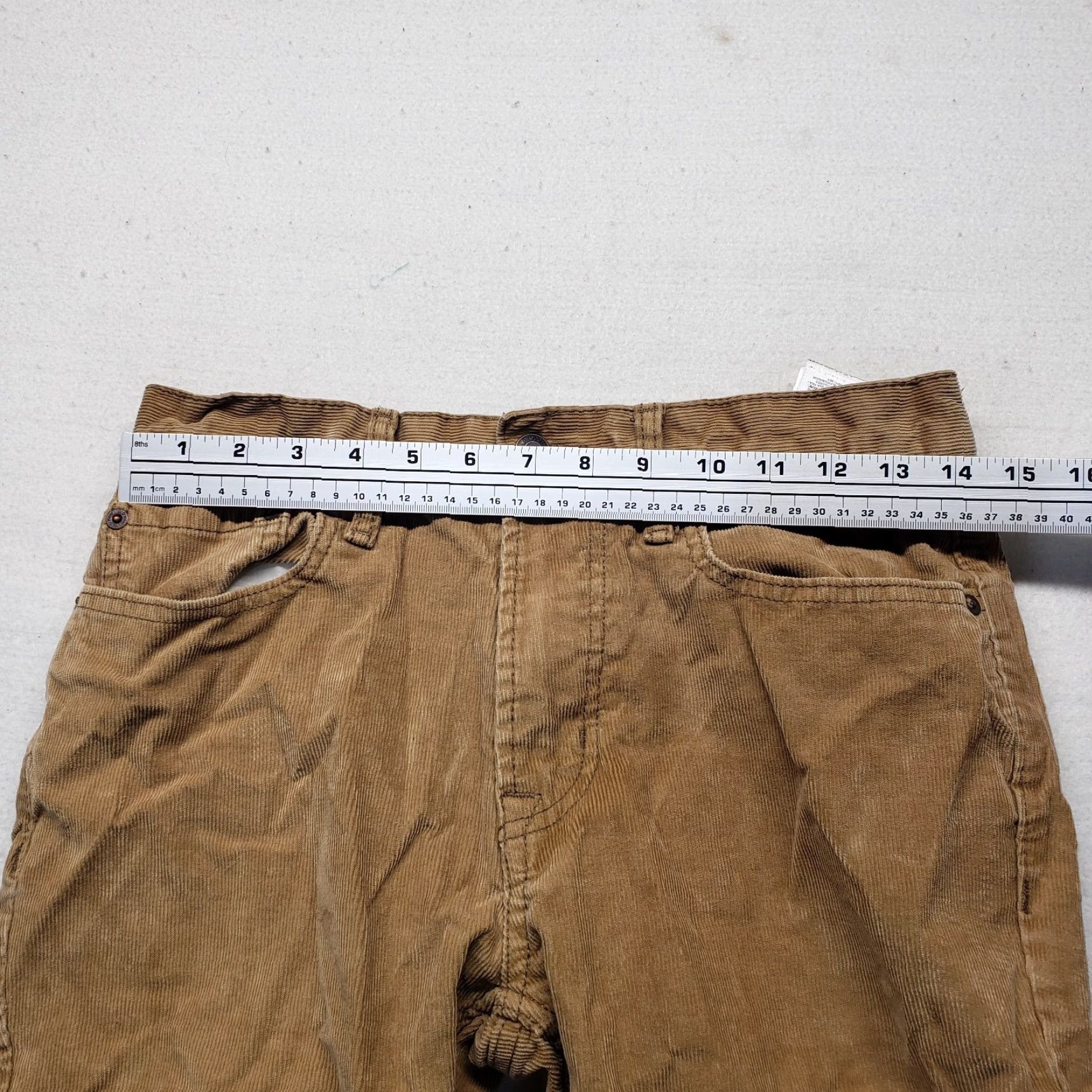 Old Navy OLD NAVY Slim Corduroy Pants Adult Men Tan Carmel Tone 30 X 32 Size US 30 / EU 46 - 6 Thumbnail