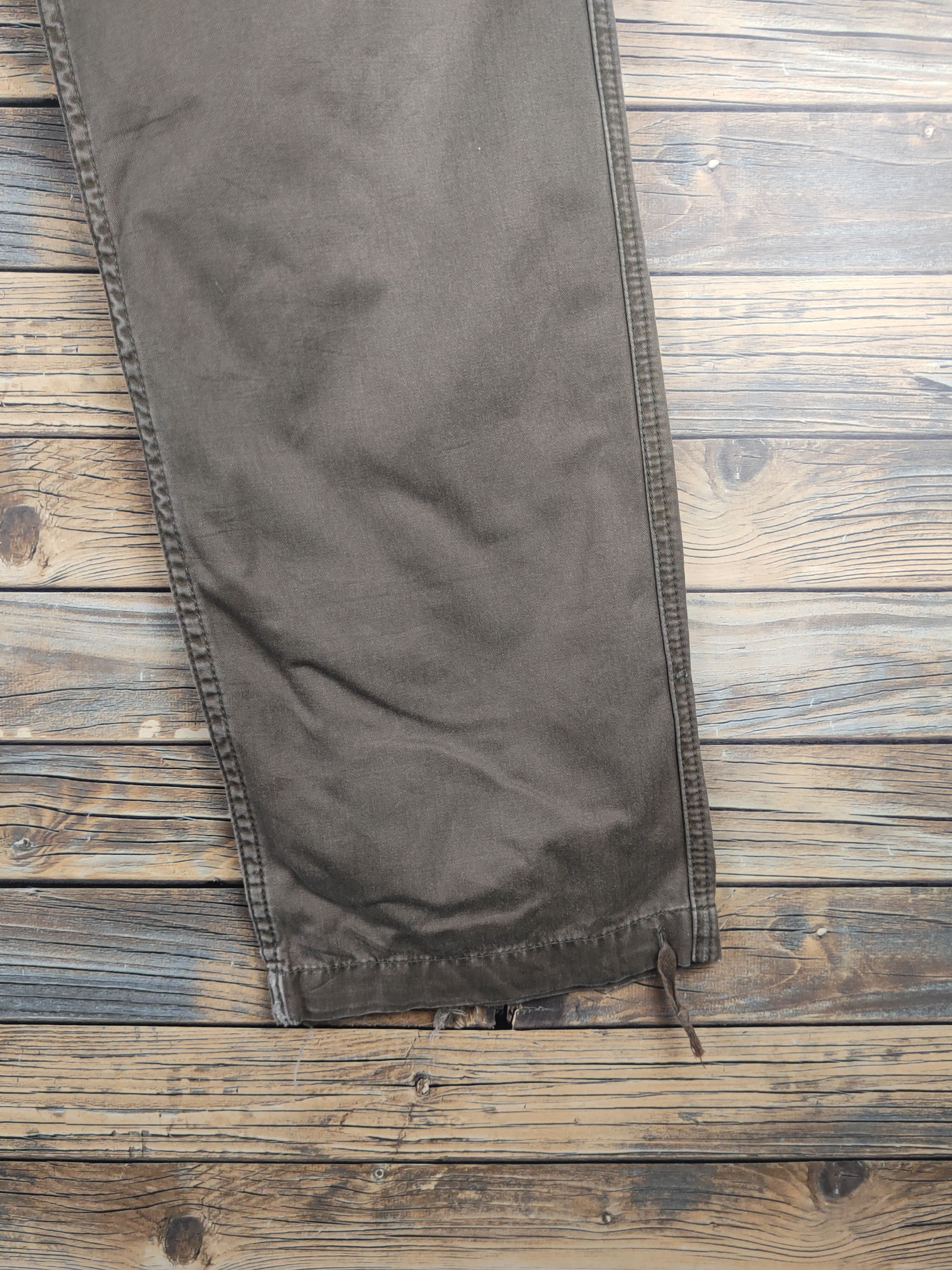 Japanese Brand DL Back Number Brown Multipocket Cargo Pants #46-235T Size US 32 / EU 48 - 6 Thumbnail