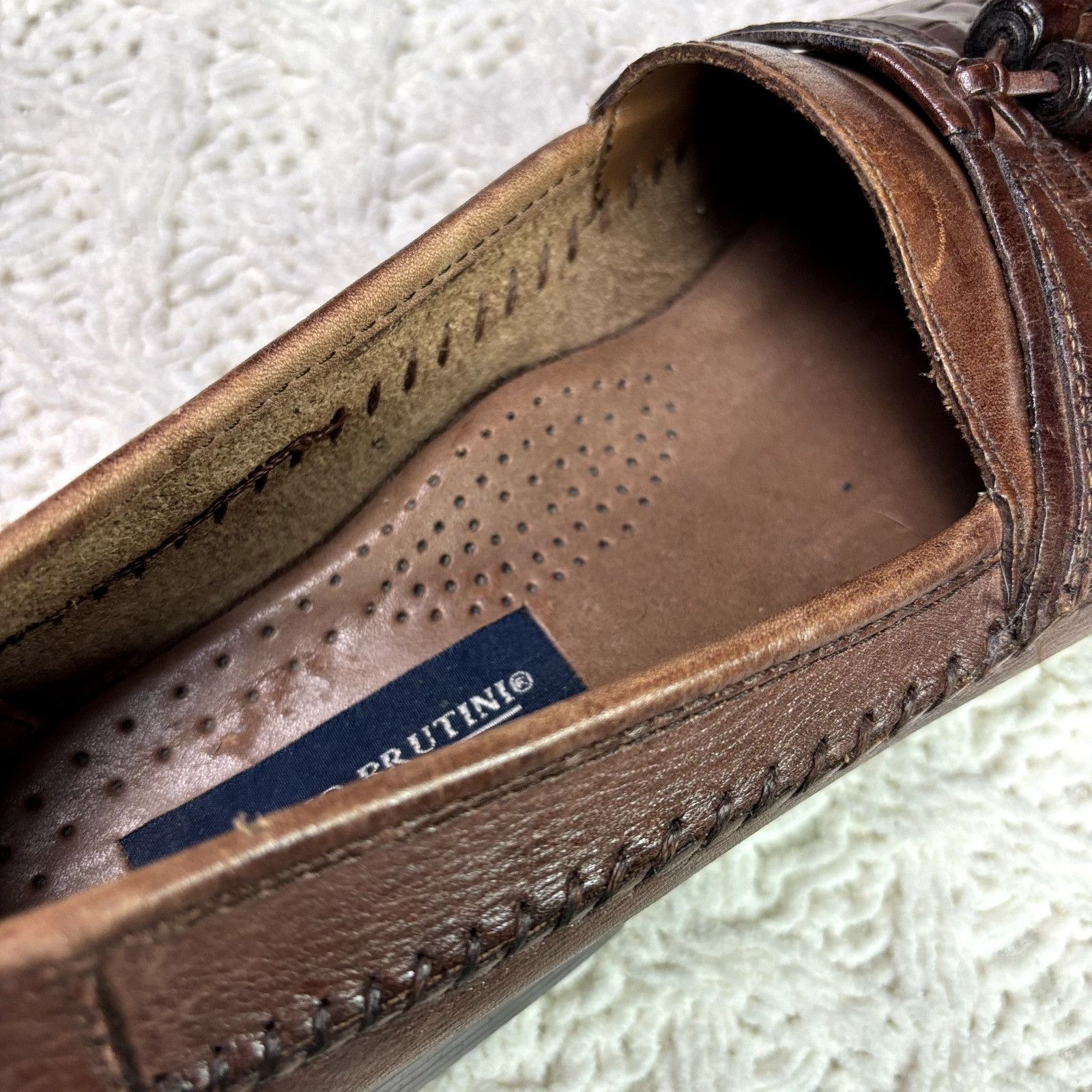 Giorgio Brutini Giorgio Brutini Leather Kiltie Tassel Loafers Shoes Men’s Si Size US 8 / EU 41 - 5 Thumbnail