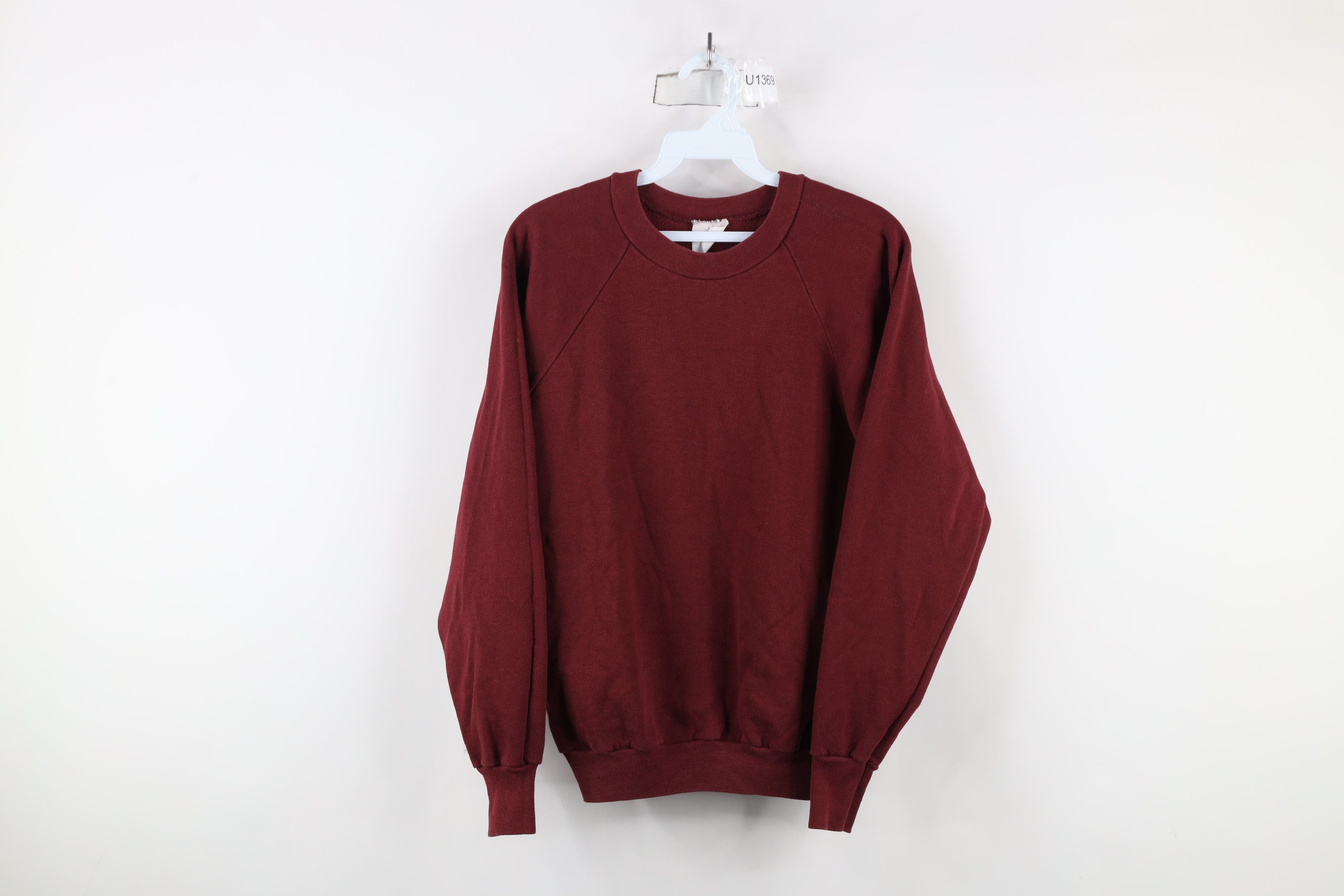 Vintage Vintage 60s 70s Healthknit Crewneck Sweatshirt Burgundy USA Size US L / EU 52-54 / 3 - 1 Thumbnail