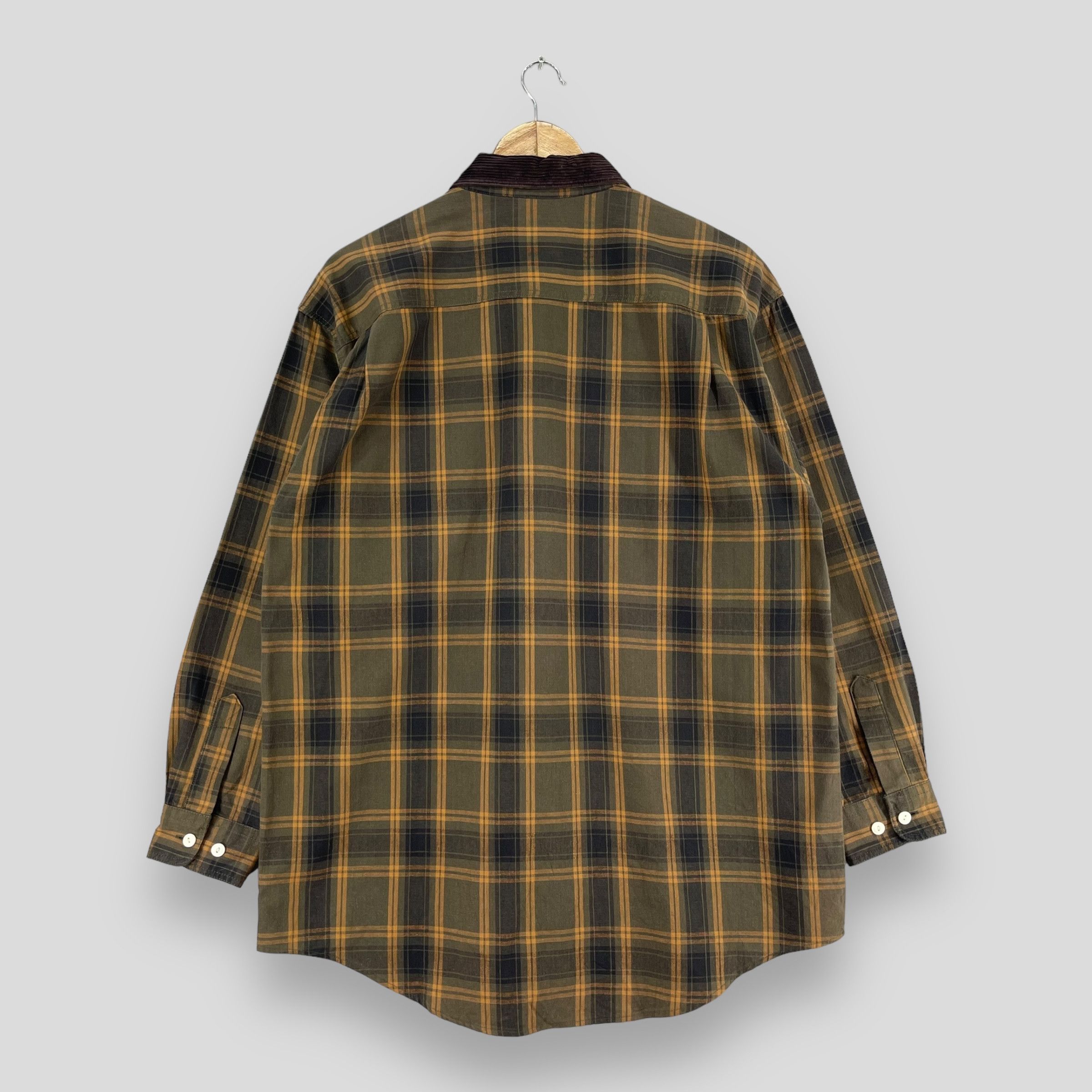 Flannel × Japanese Brand Vintage ELVIENUS Plaid Multi Checkered Tartan Flannel Size US L / EU 52-54 / 3 - 8 Thumbnail