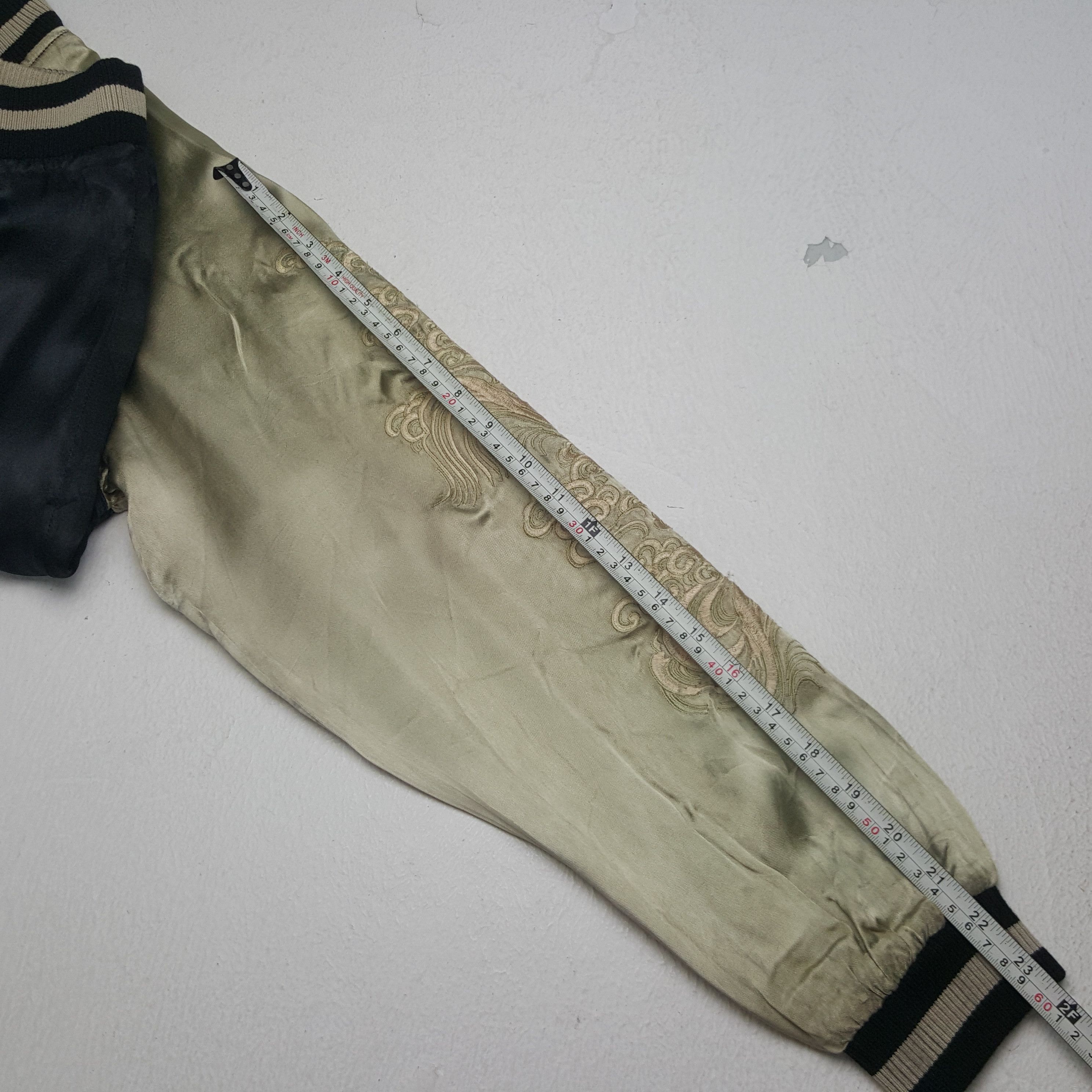Vintage Vintage Sukajan Fish Koi Japan Reversible Zipper Jacket Size US M / EU 48-50 / 2 - 11 Thumbnail
