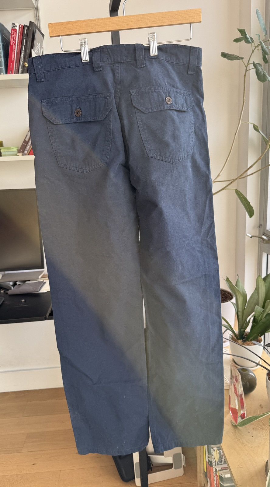 C.O.F. Studio COF Studio Fatigue Pants Double Twisted Twill Navy Size US 33 - 2 Thumbnail