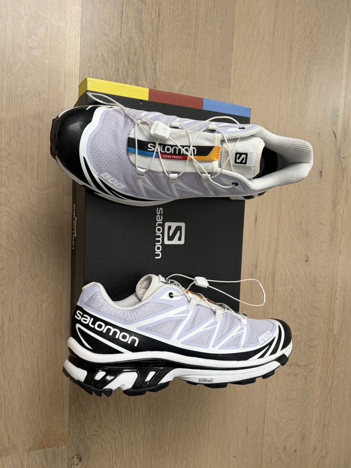 Salomon Salomon XT-6 Purple Heather White Black L41317200 Size US 9.5 / EU 42-43 - 16 Thumbnail