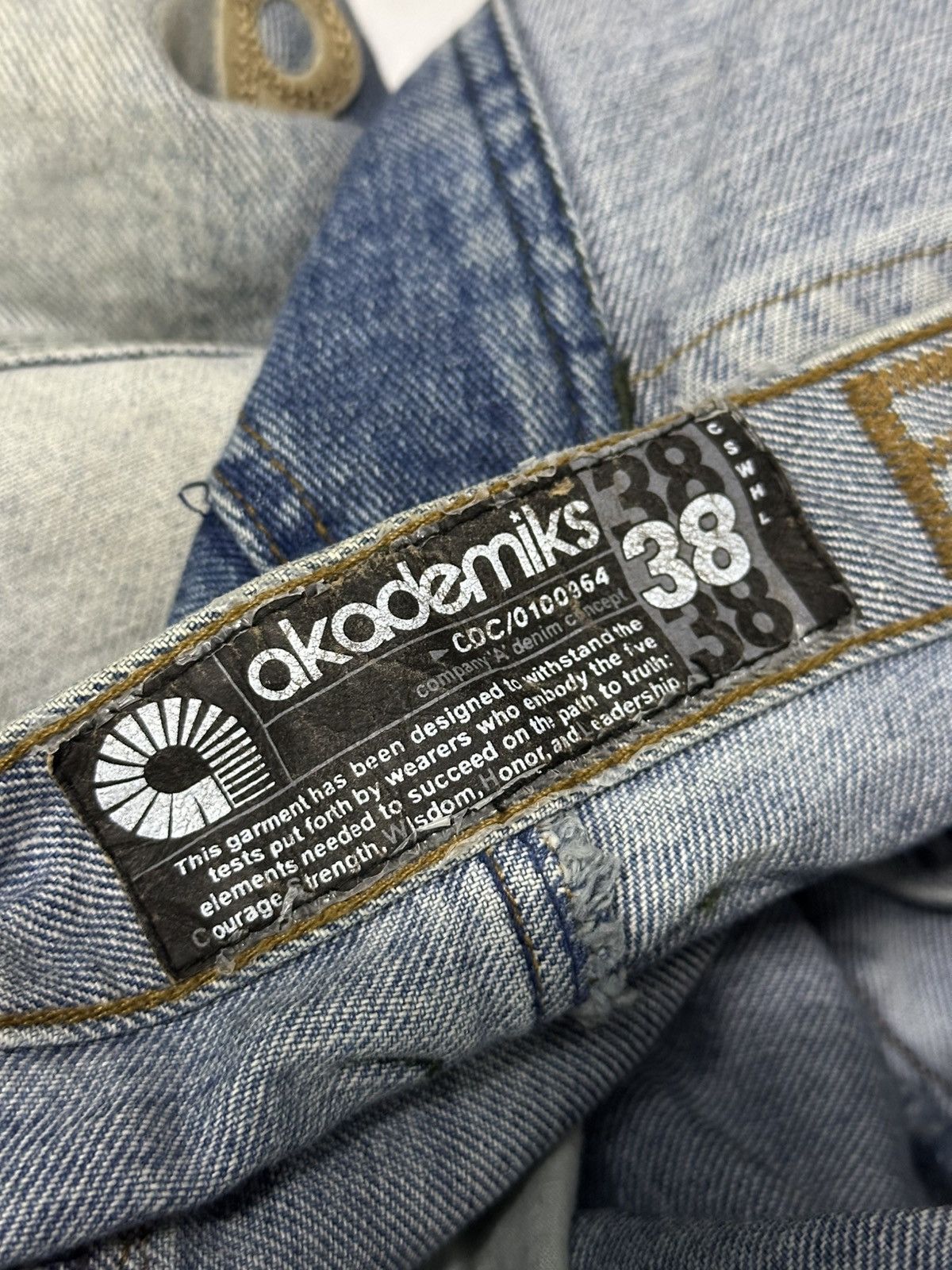 Kapital Baggy A K A D E M I K S Light Washed Denim. Size US 36 / EU 52 - 15 Thumbnail