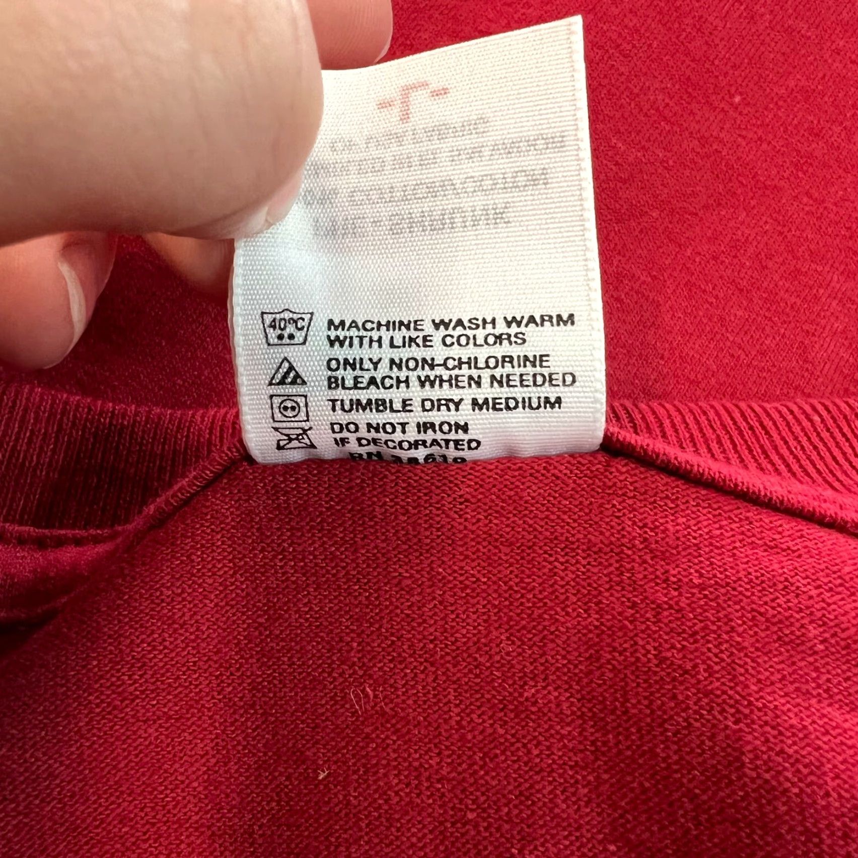 Anvil ANVIL T-Shirt Mens Graphic Crew Neck Short Sleeve 100% Cotton Red Large M&M I’m All About Red Vintage? No (Non-Vintage) Size US L / EU 52-54 / 3 - 7 Thumbnail