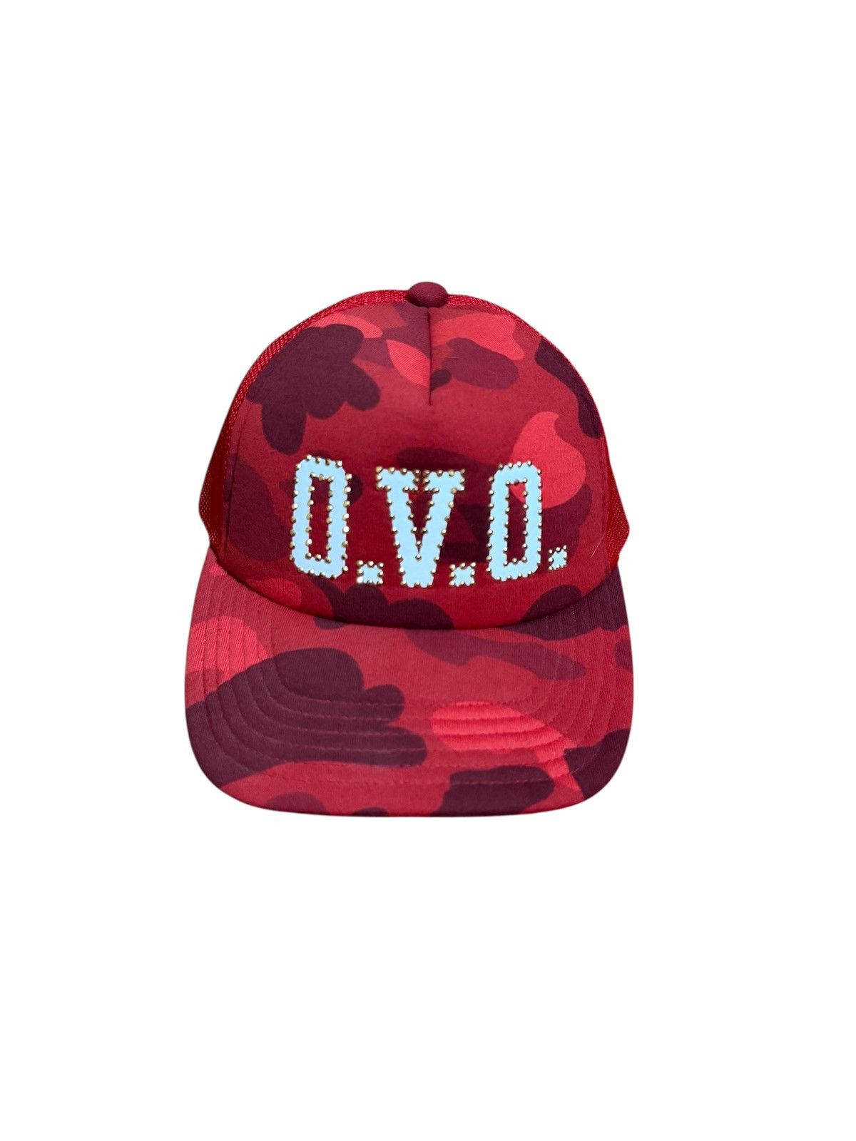 Bape × October's Very Own 🔥BAPE x OVO Color Camo Mesh Cap/Bape Baseball Cap/OVO Hat Size ONE SIZE - 1 Thumbnail