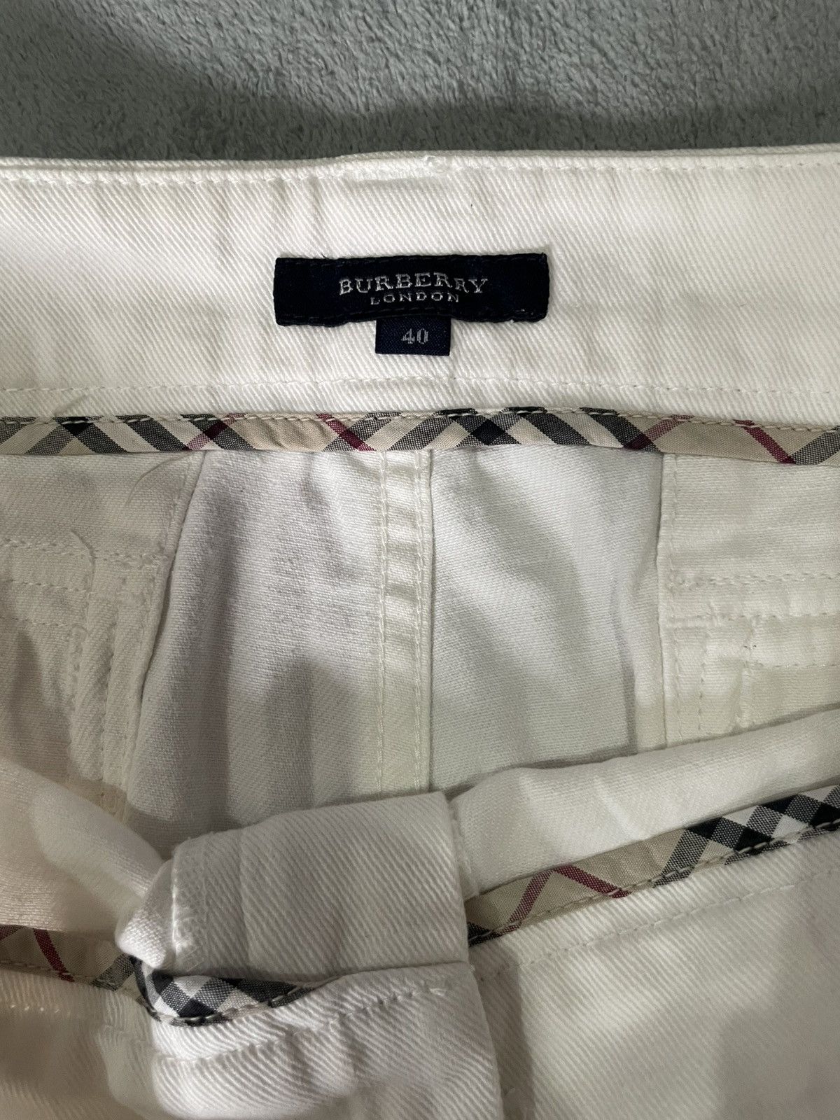 Burberry Burbbery Casual Vintage Pants Denim White Size US 30 / EU 46 - 11 Thumbnail