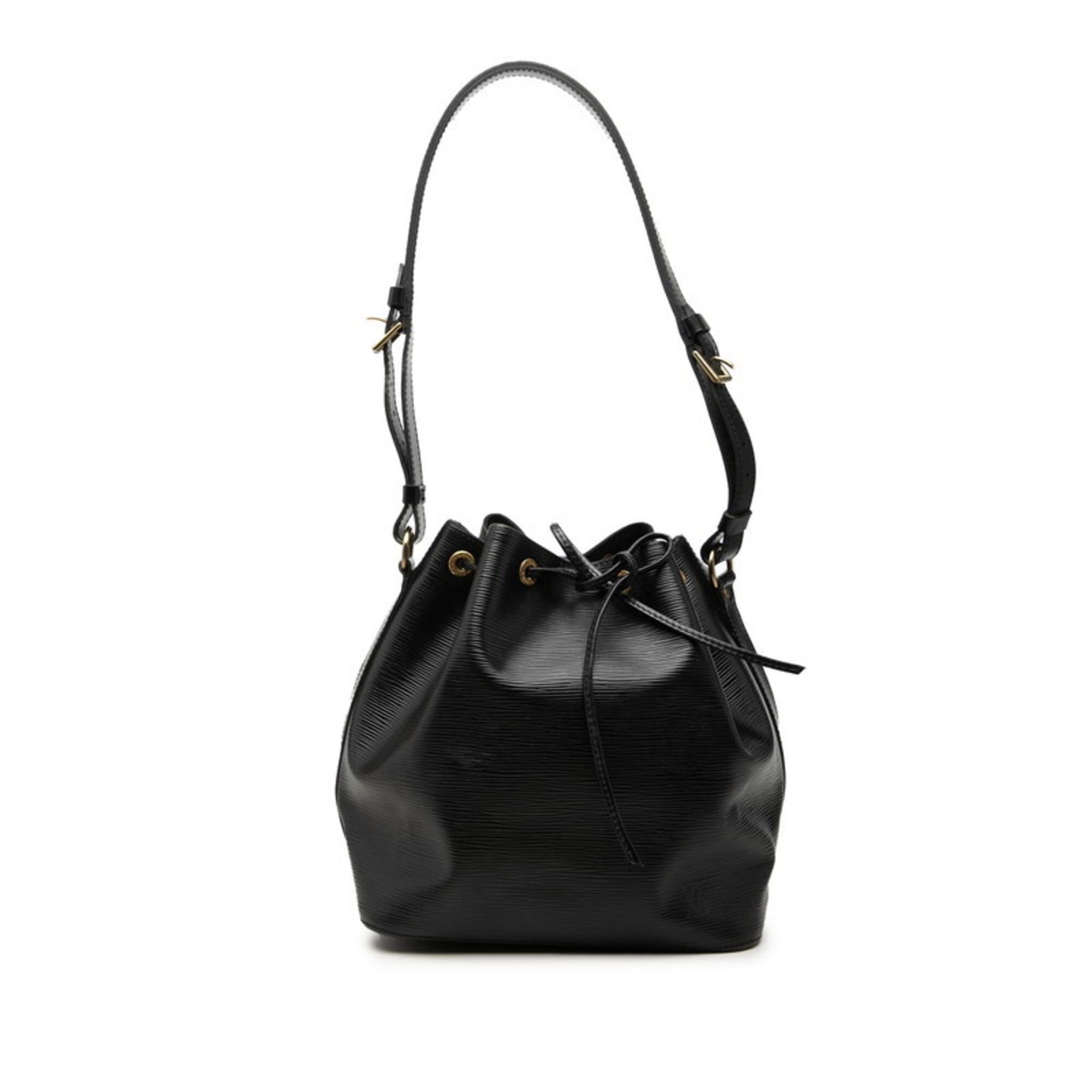 Louis Vuitton Epi Petit Noé Shoulder Bag M59012 Noir Black Leather Women's Louis Vuitton, Women's