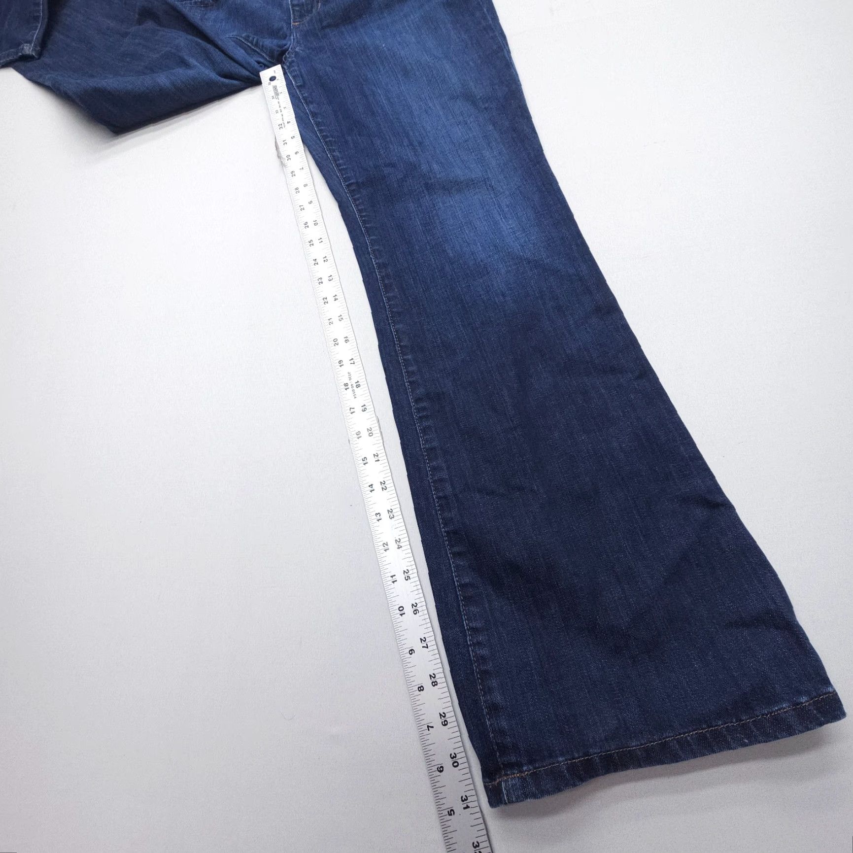 Vintage Joe's Provocateur Jeans Bootcut Low Rise Size 31 Dark Wash Denim Y2K 2000s Boho Size 24" / US 00 / IT 34 - 5 Thumbnail