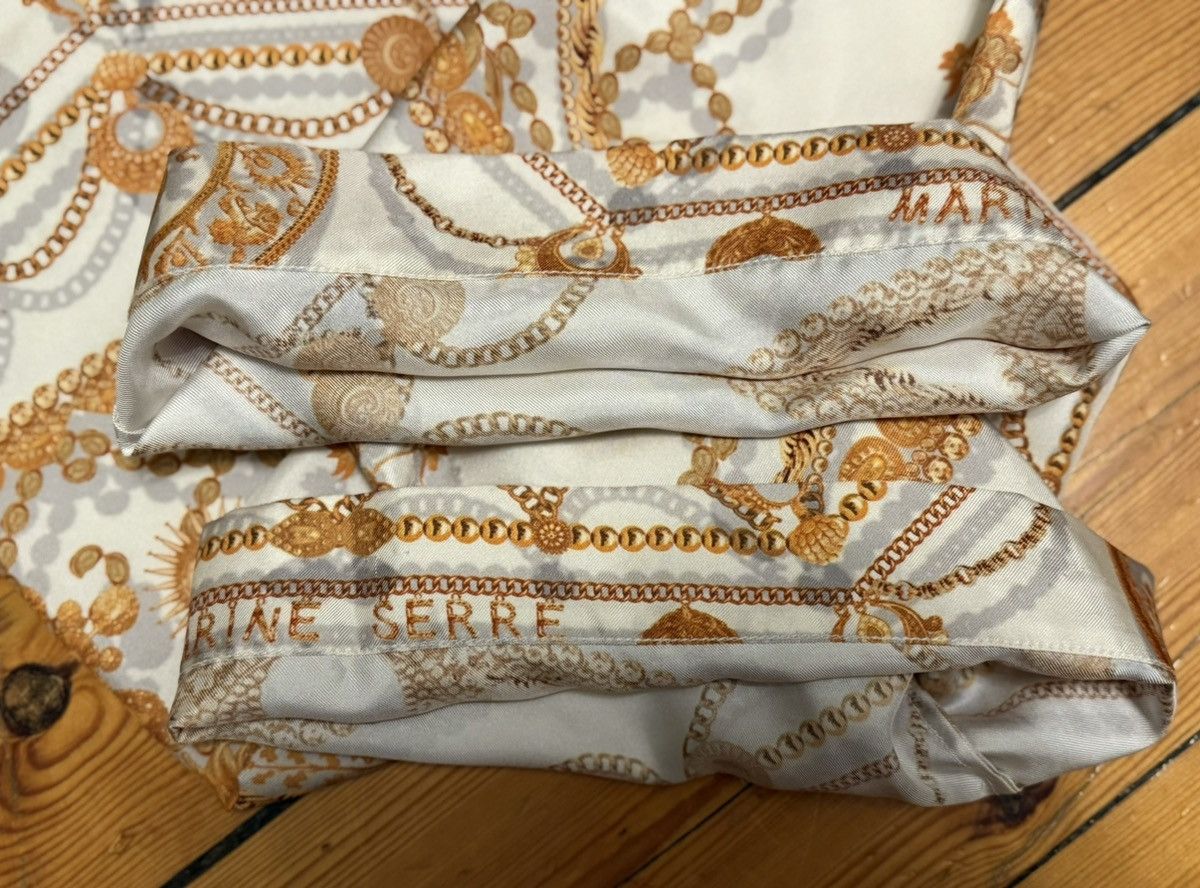Marine Serre Marine Serre M iconic silk trousers ornament jewelry print Size 28" / US 6 / IT 42 - 11 Thumbnail