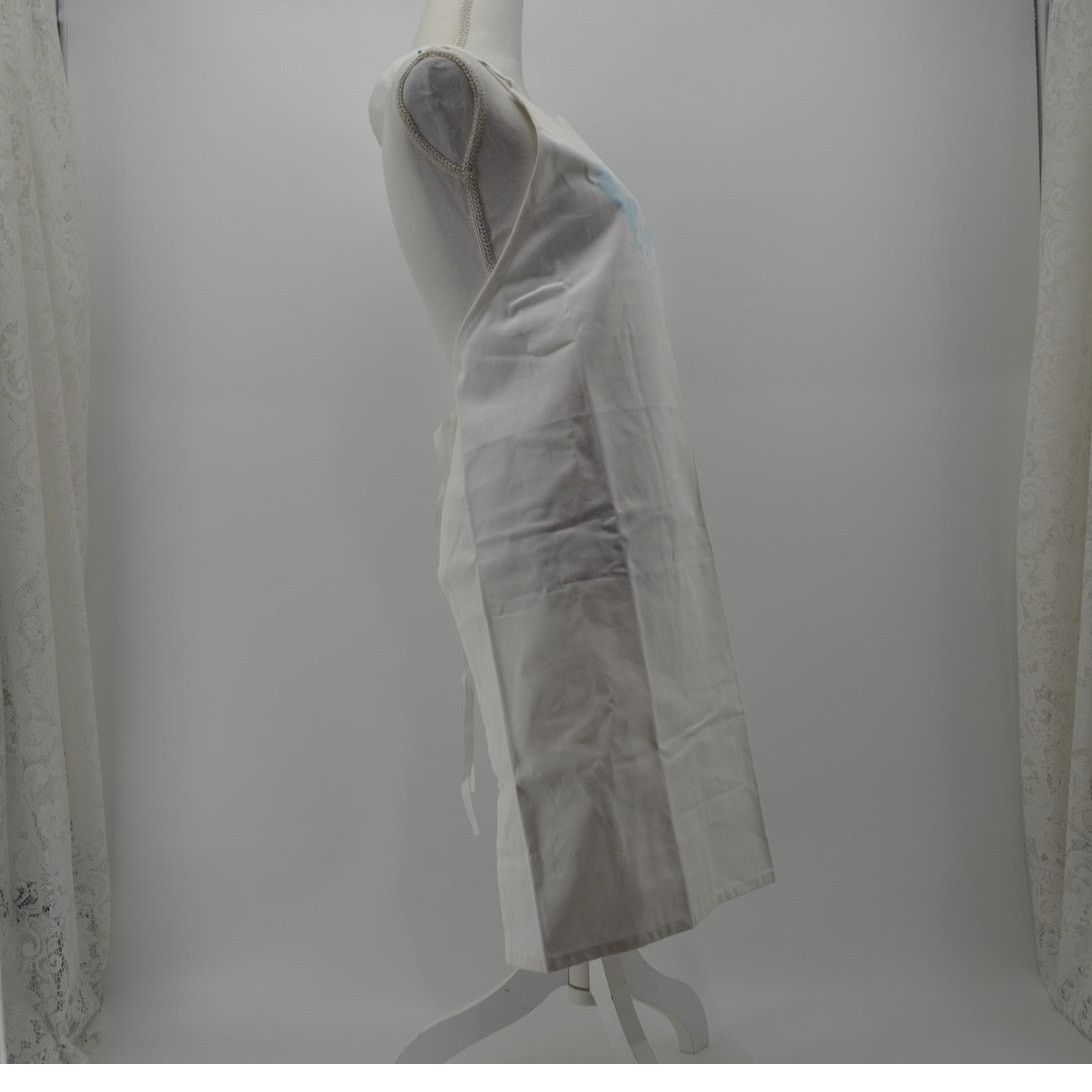 Other Wilton Industries Apron Farm Fresh White Cotton Embroidery Size ONE SIZE - 7 Thumbnail