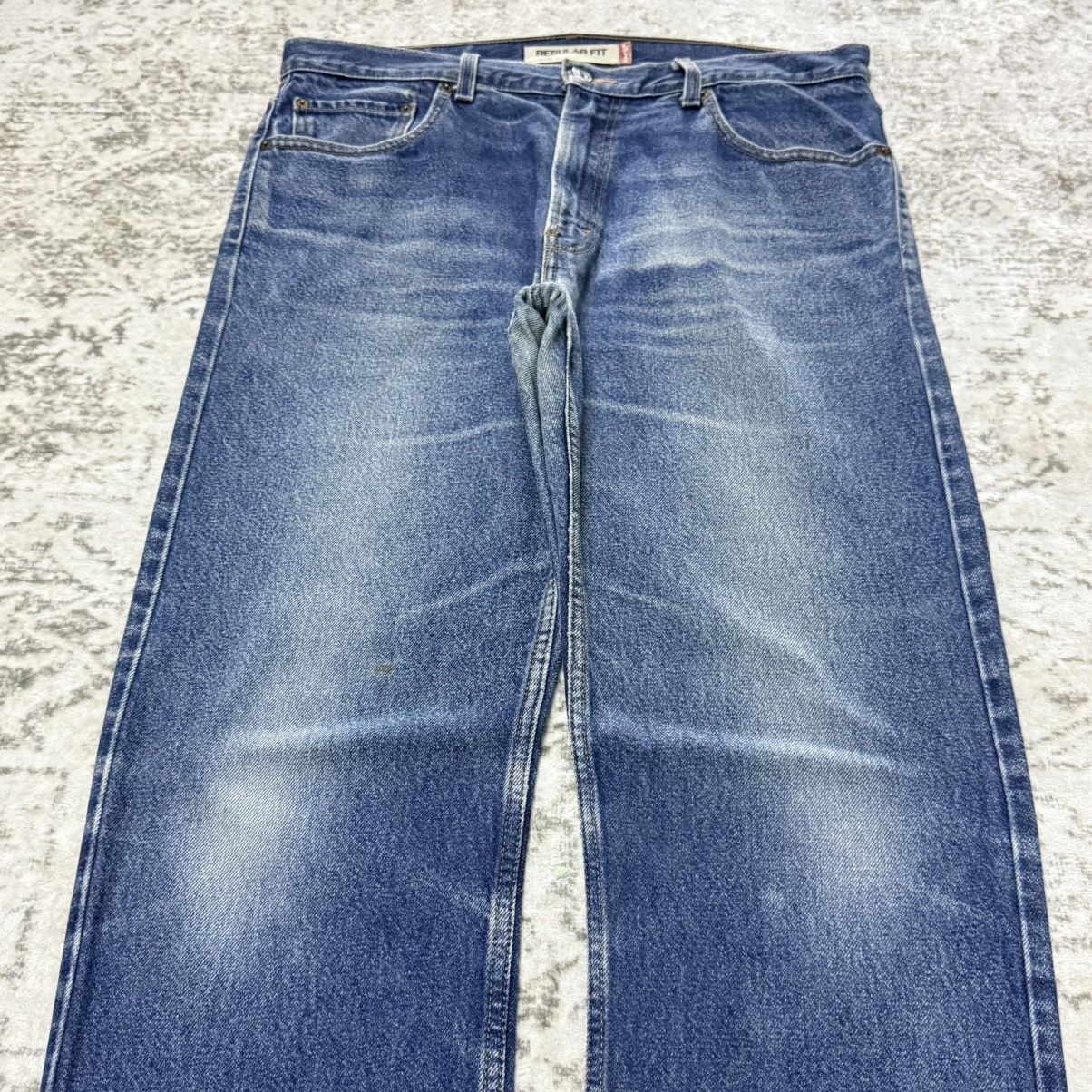 Levi's Vintage Levis 505 Regular Fit Patina Fade Wash Jeans Size US 36 / EU 52 - 3 Thumbnail