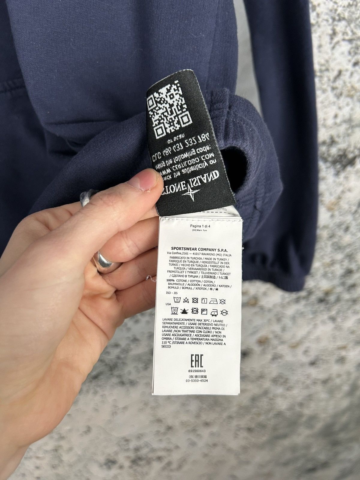 Stone Island Stone Island Vintage Navy Crewneck Archive Avant Garde Rare Size US M / EU 48-50 / 2 - 9 Thumbnail