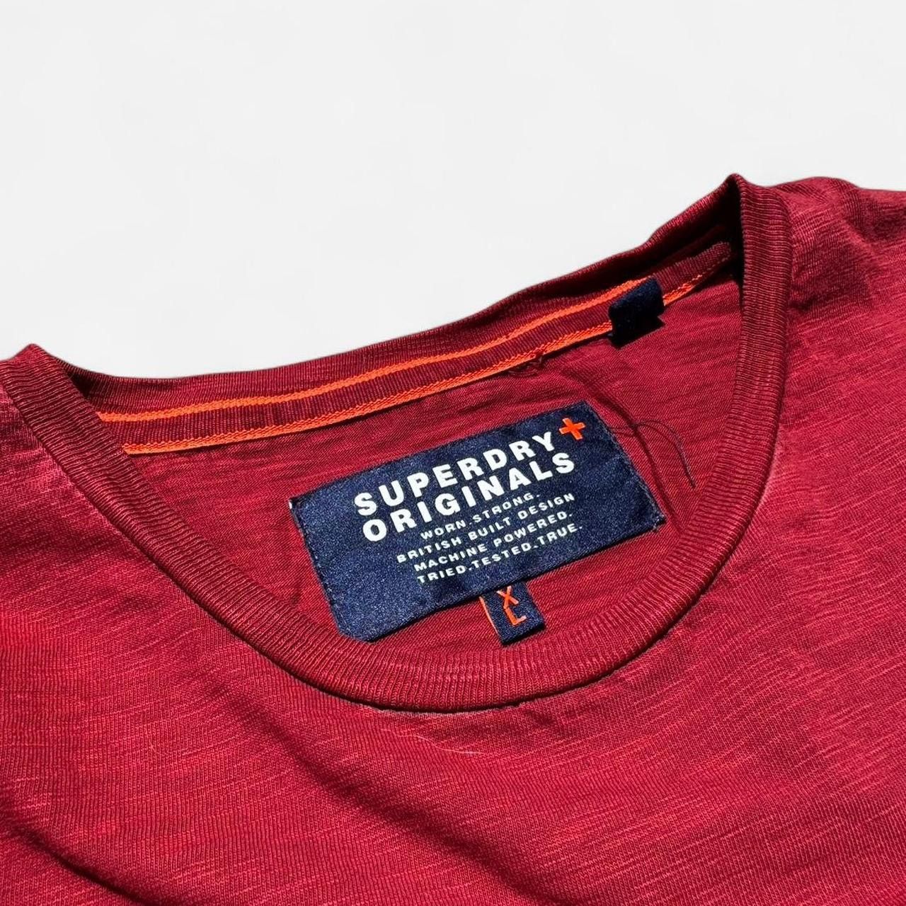 Superdry Superdry Originals Red Pocket Tee Size US XL / EU 56 / 4 - 2 Thumbnail