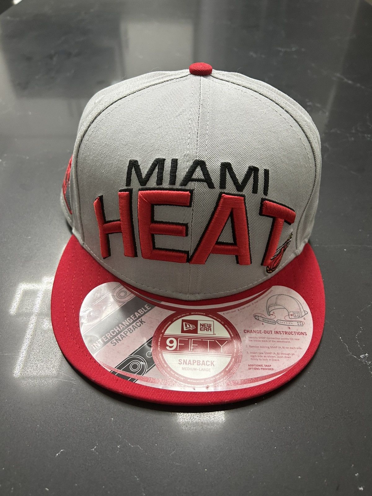 New Era Miami Heat New Era Hardwood Classics SnapBack Size ONE SIZE - 1 Thumbnail