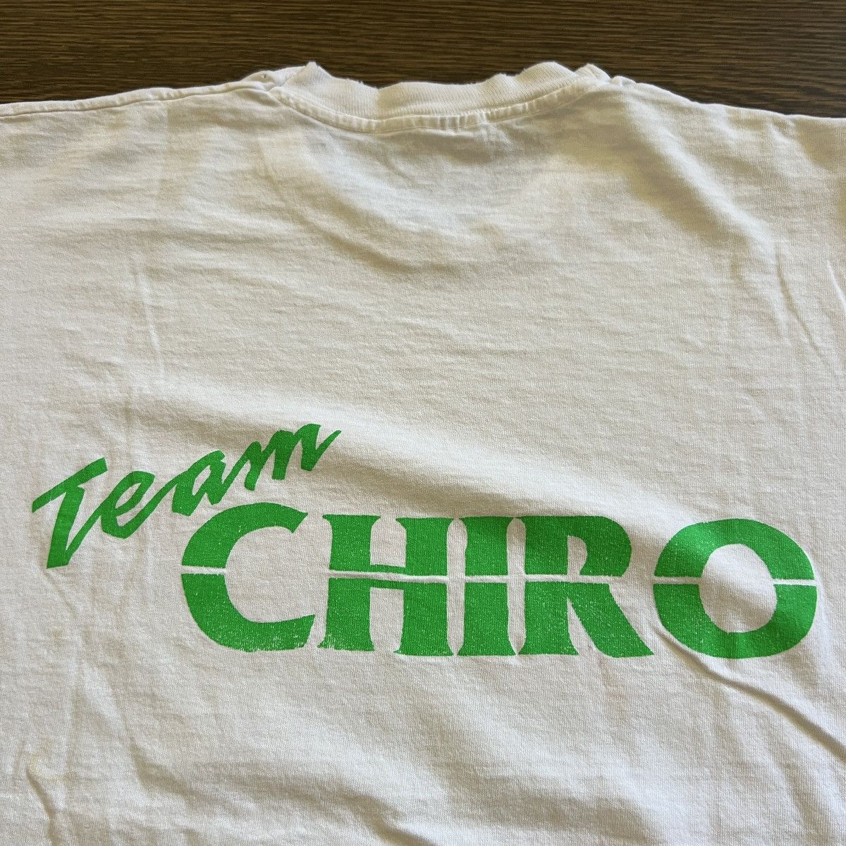 Vintage Vintage 90s Team Chiro Chiropractic single stitch shirt Size US XL / EU 56 / 4 - 4 Thumbnail