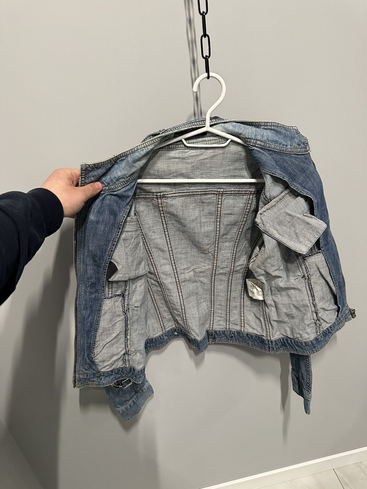 Dolce & Gabbana Vintage Archival Dolce & Gabbana 00s Y2K Denim Jacket Size M / US 6-8 / IT 42-44 - 18 Thumbnail