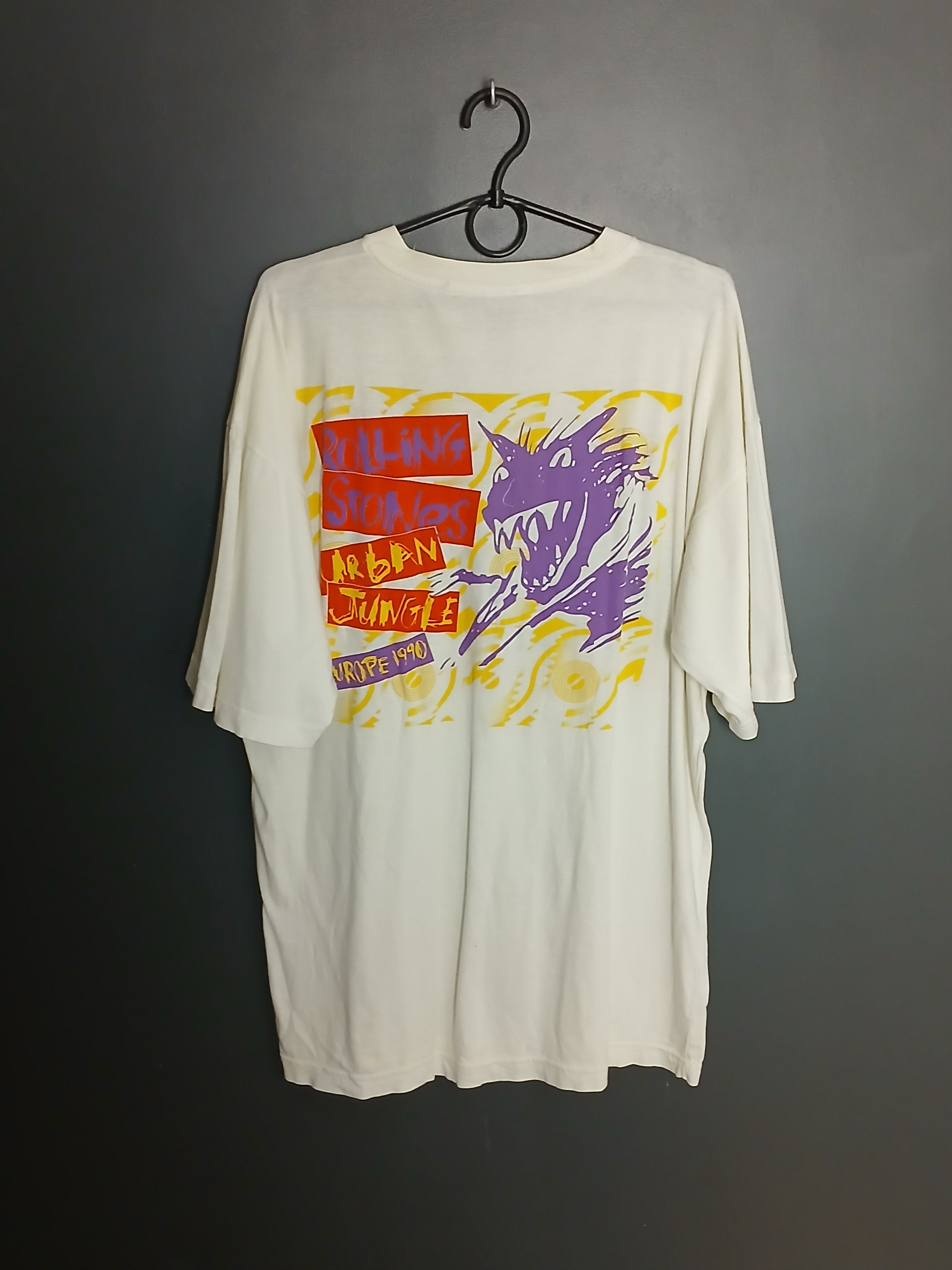 The Rolling Stones Vintage 1990 The Rolling Stones Urban Jungle Europe T-Shirt Size US XL / EU 56 / 4 - 1 Thumbnail