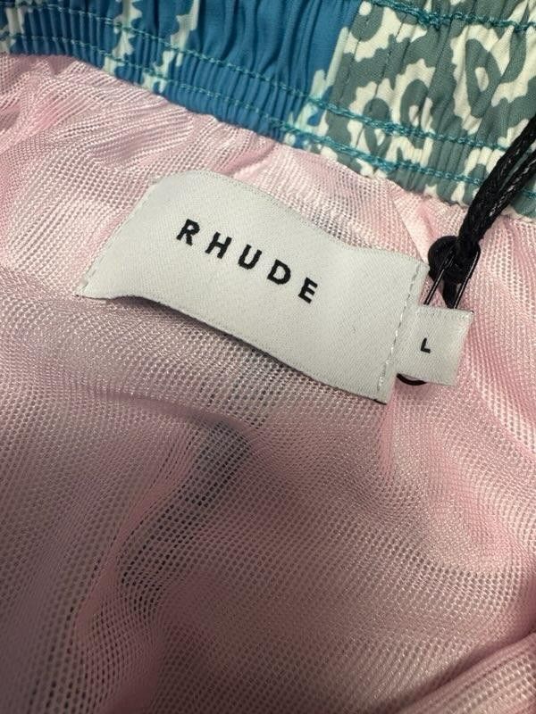 Rhude Rhude Multi Paisley Trunks Marine/Sage/Pink Size US 36 / EU 52 - 3 Thumbnail
