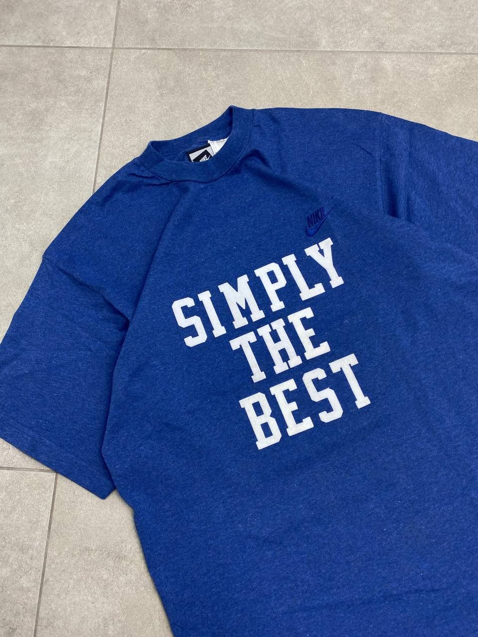 Nike Vintage Nike 90s Simply The Best Small Swoosh T-Shirt Size US M / EU 48-50 / 2 - 6 Thumbnail
