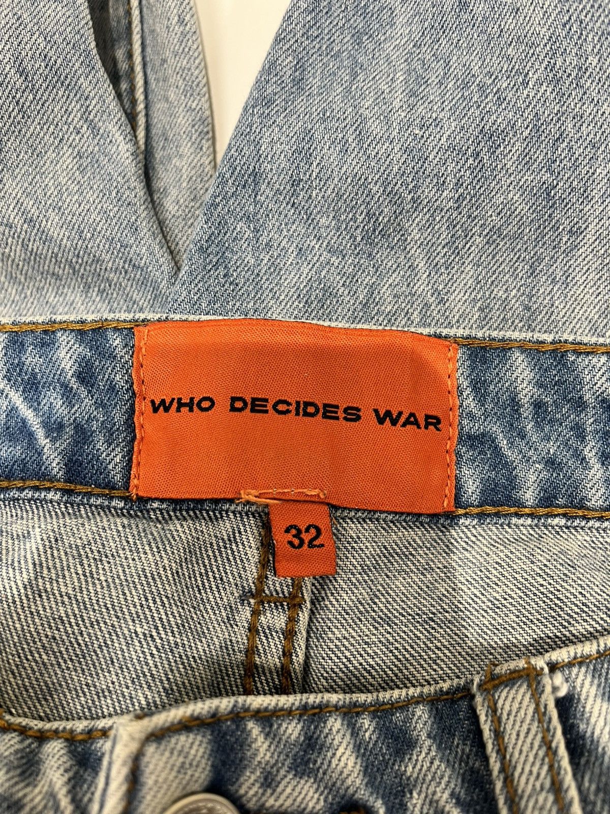 Who Decides War Who Decides War Denim Jeans Blue Size US 32 / EU 48 - 8 Thumbnail