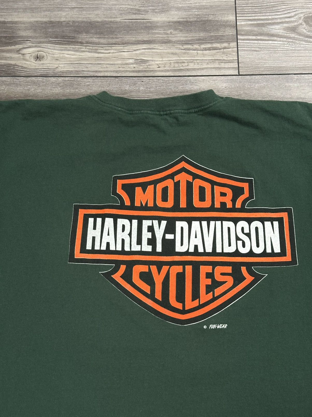 Harley Davidson Vintage 90’s Harley Davidson Biker T Shirt Size US XL / EU 56 / 4 - 4 Thumbnail