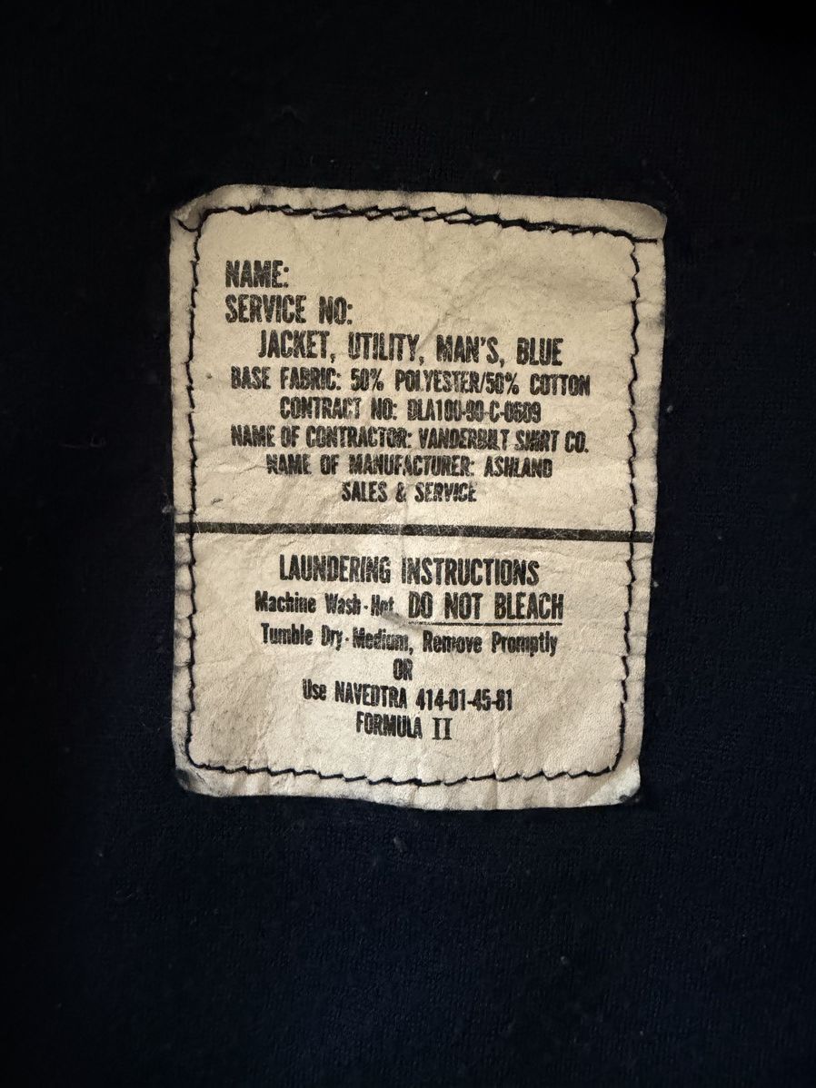 Vintage Vintage US military Navy utility work jacket Size US M / EU 48-50 / 2 - 7 Thumbnail
