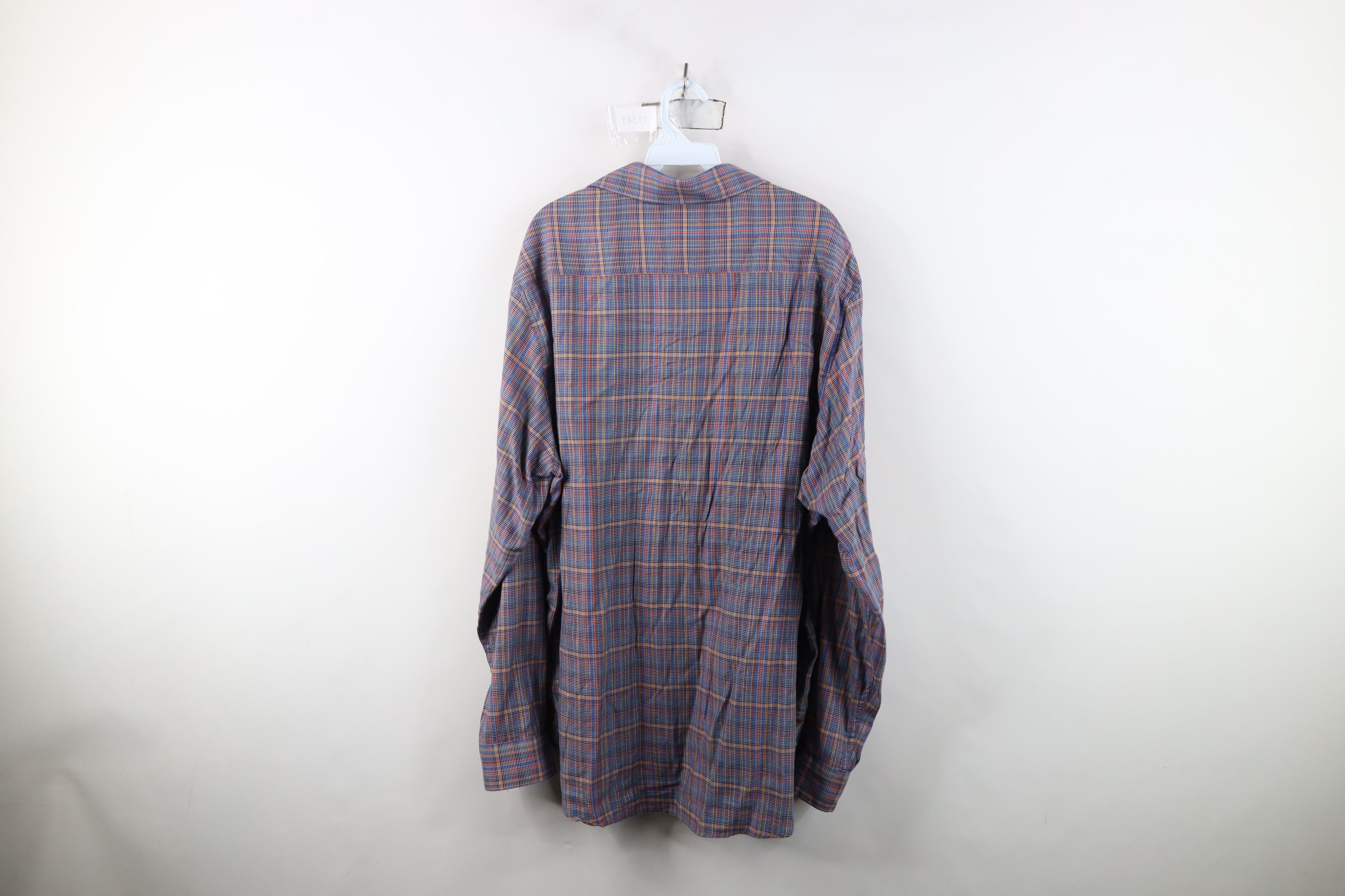Robert Graham Robert Graham NYC Manhattan Flip Cuff Collared Button Shirt Size US XXL / EU 58 / 5 - 14 Thumbnail
