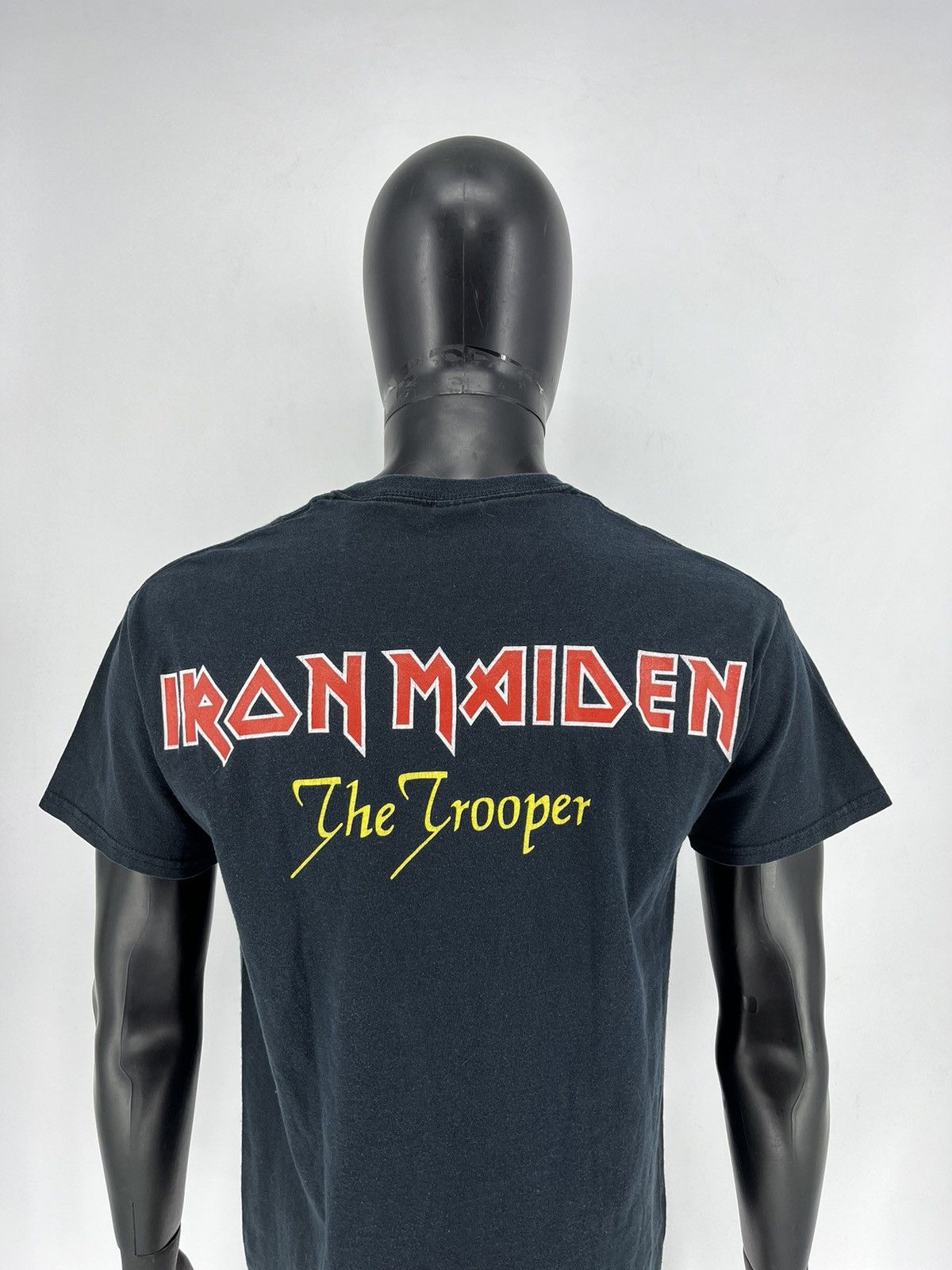 Band Tees Faded Iron Maiden The Trooper Heavy Metal Band Tee Size M Size US M / EU 48-50 / 2 - 9 Thumbnail